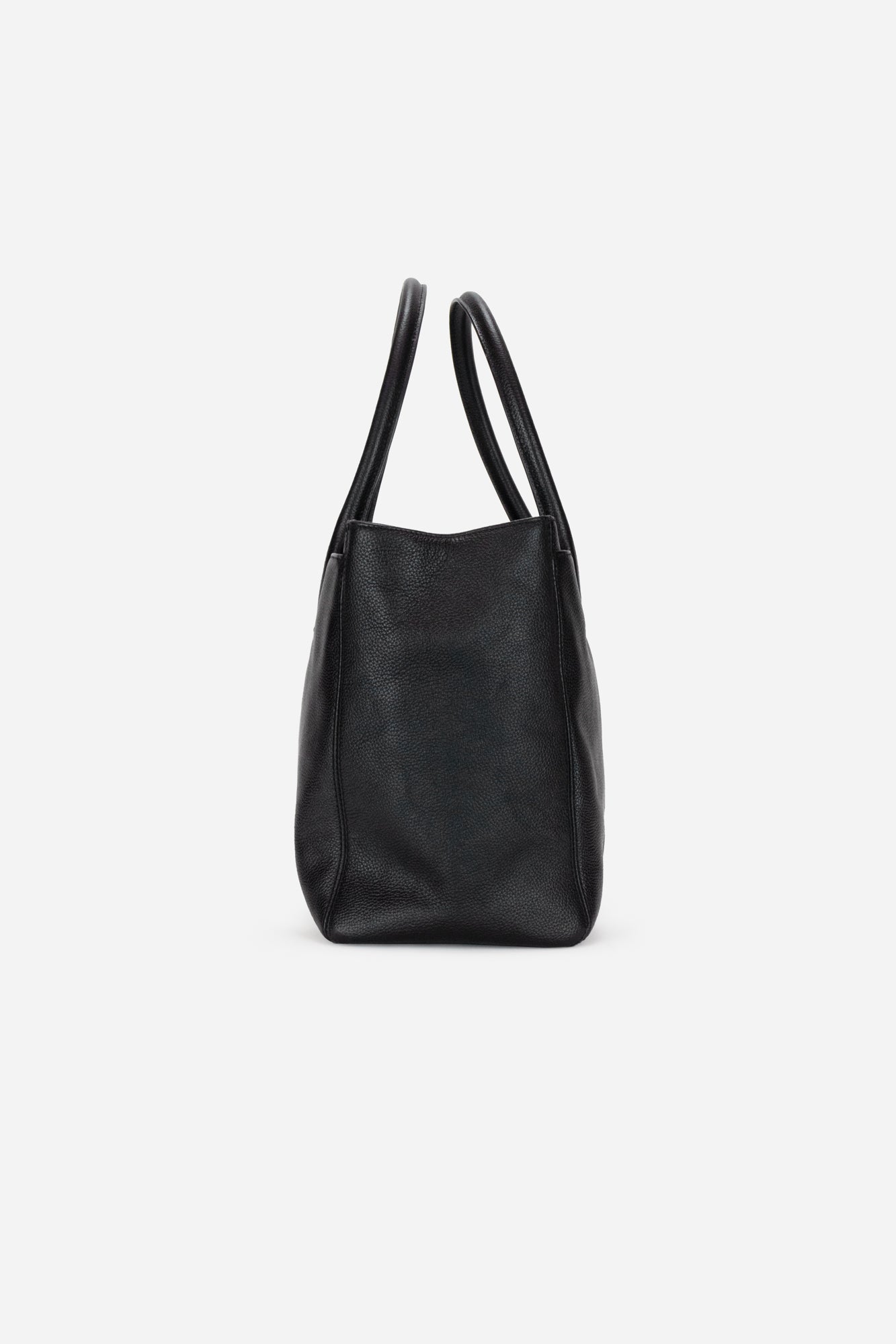 Black Caviar Medium Executive Cerf Tote