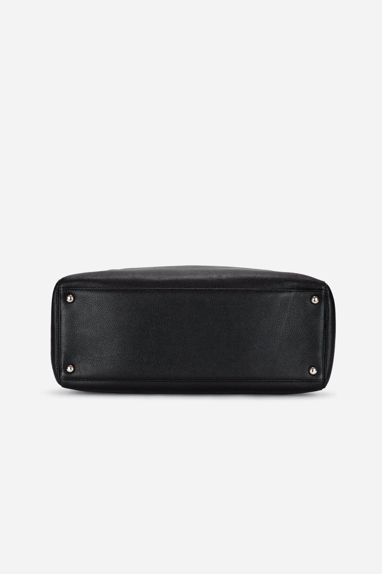 Black Caviar Medium Executive Cerf Tote
