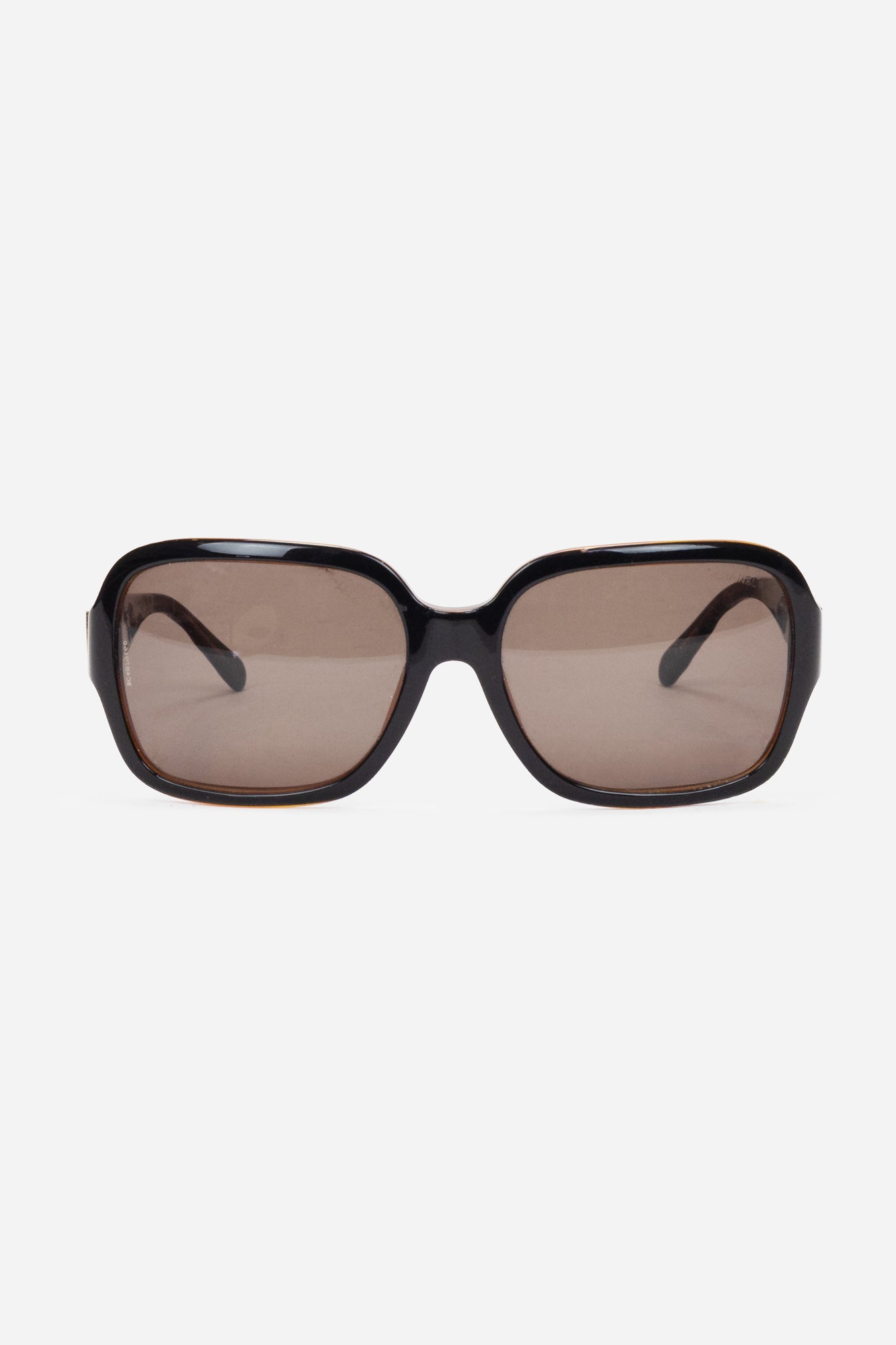 Brown Square Frame Sunglasses