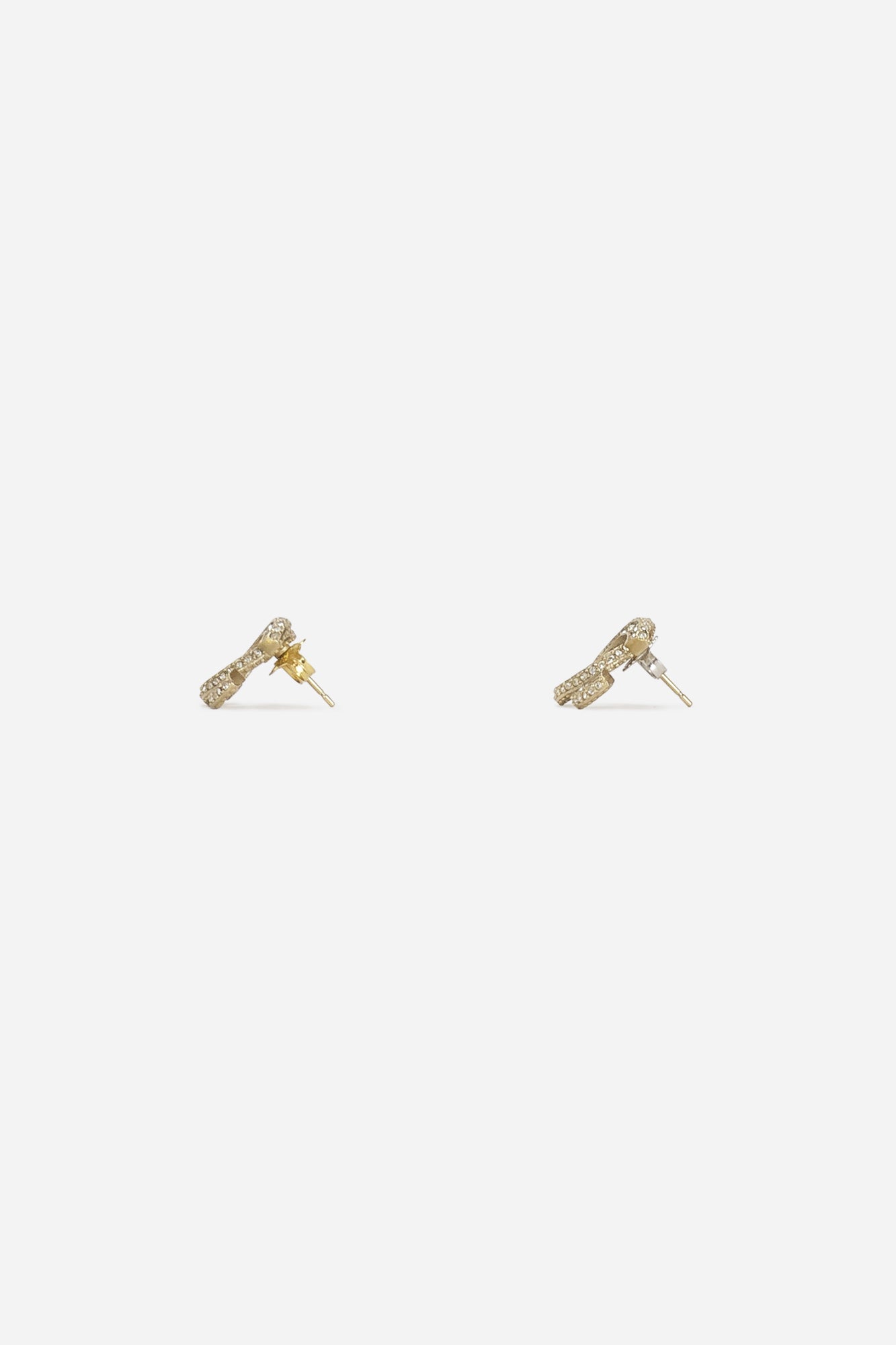 Gold Crystal CC earrings crystal/gold tone metal