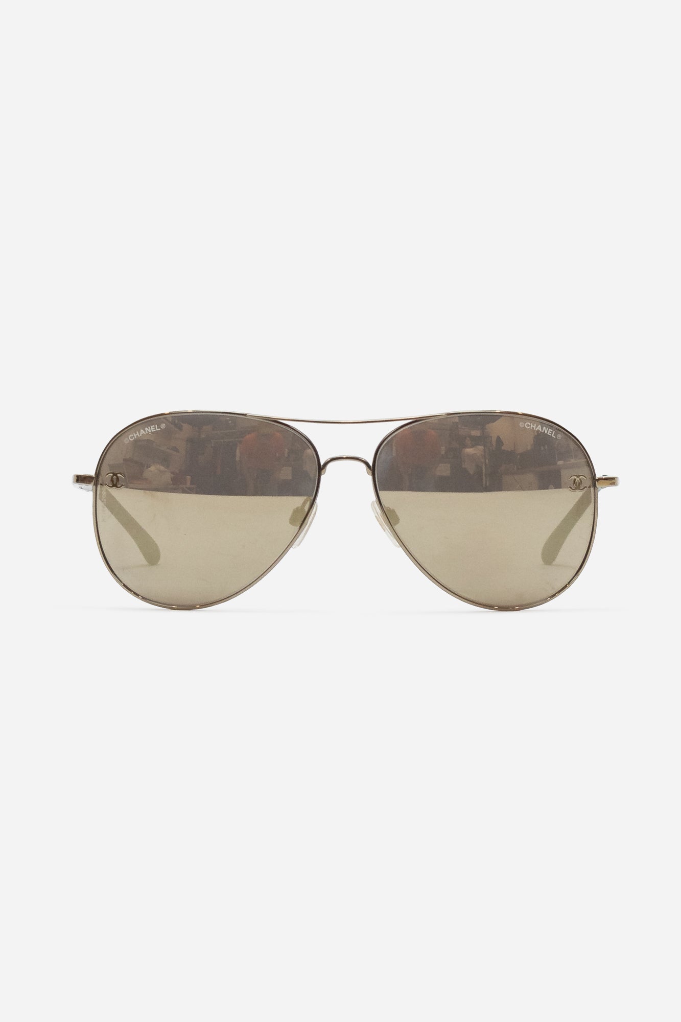 Metallic Pilot Aviators Sunglasses