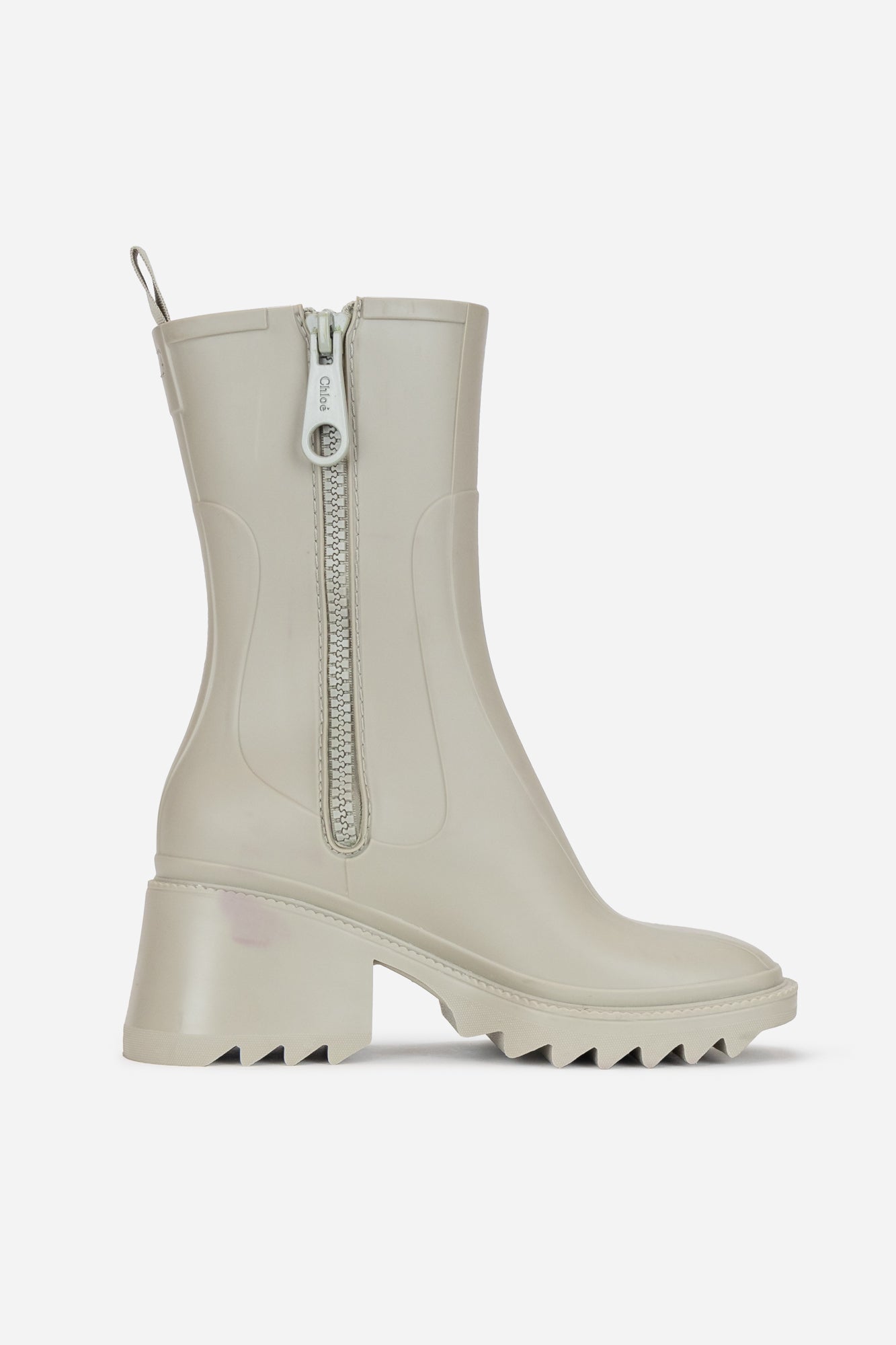 Taupe Rubber Rain Boots