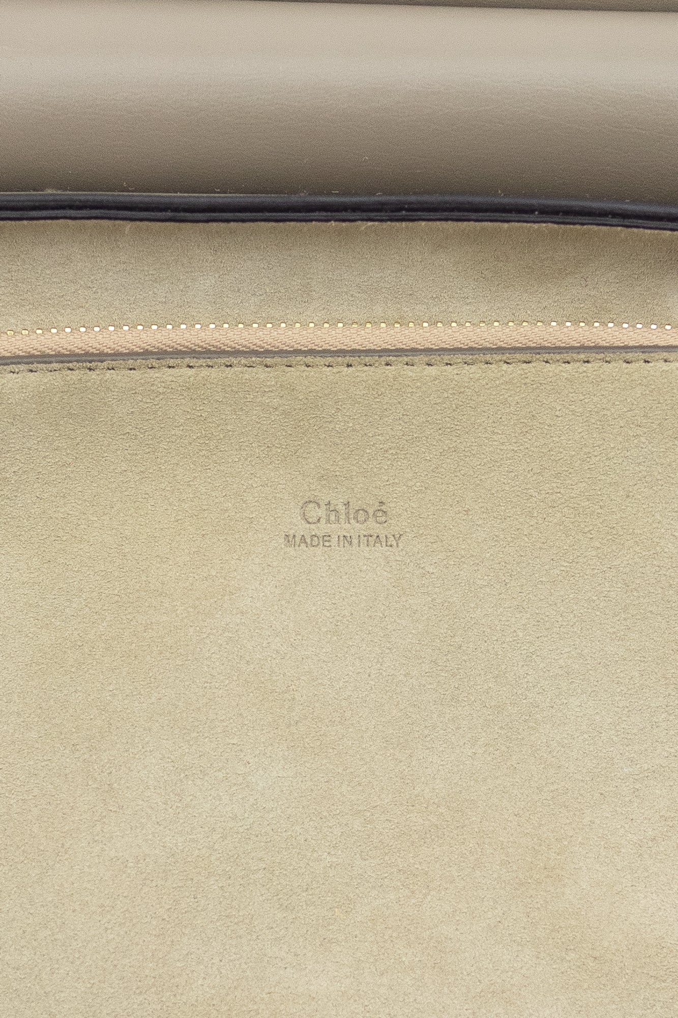 Taupe Suede and Leather Faye Shoulder Bag