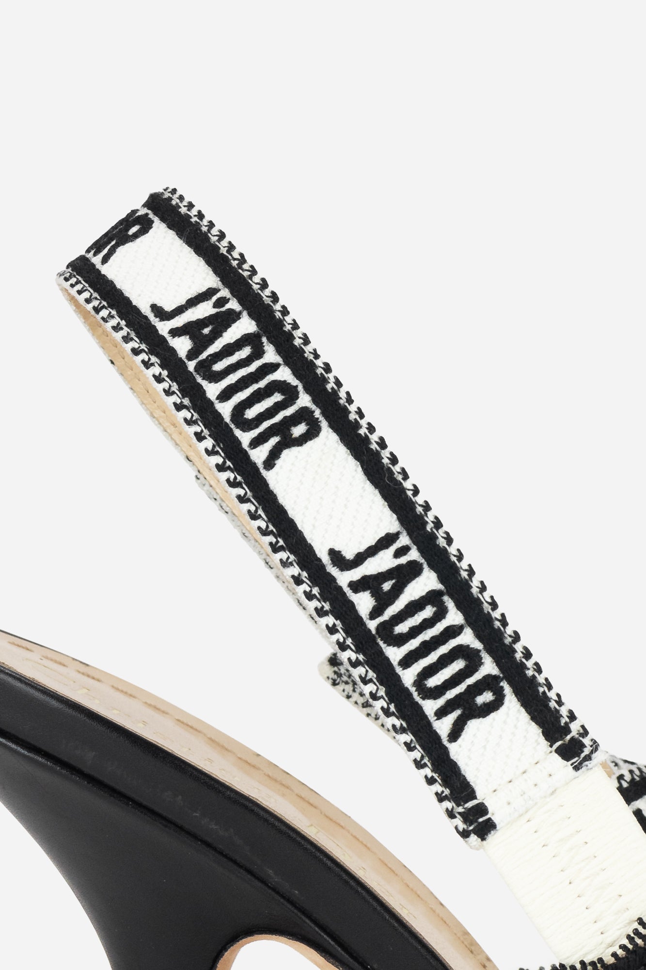 Black J'Adior Lace Slingback Pump