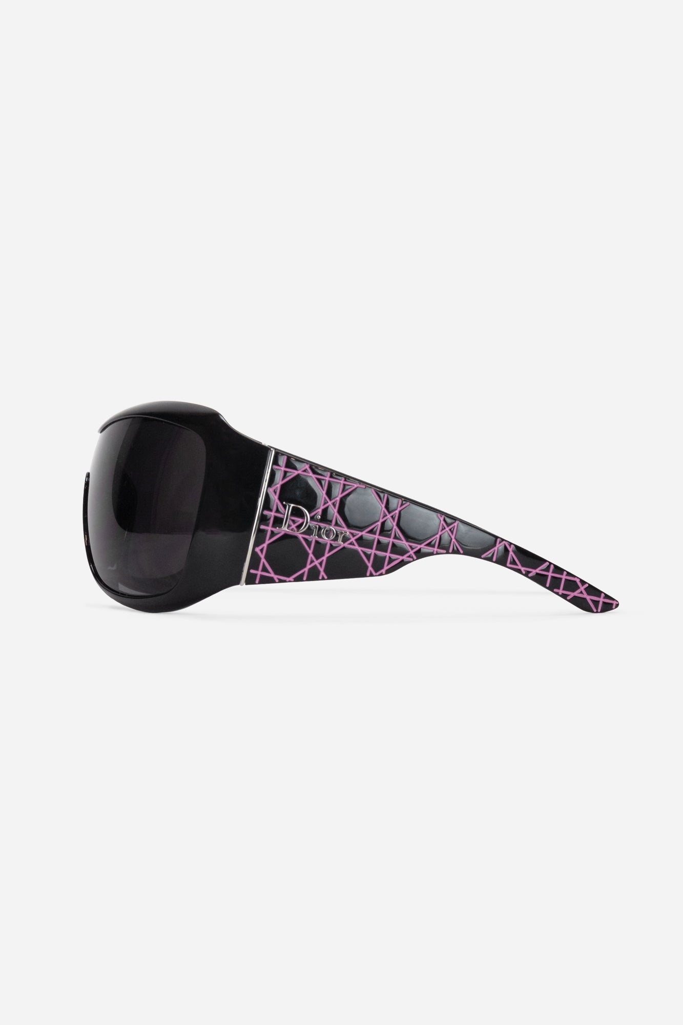 Black Pink Cannage Goggle Sunglasses