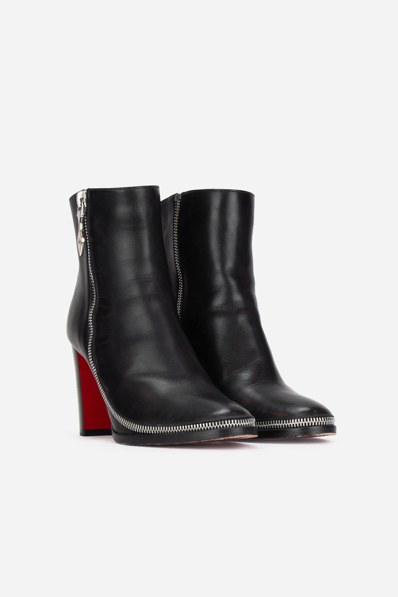 Black 'Veryvee' Ankle Boot 85 with Zipper Details