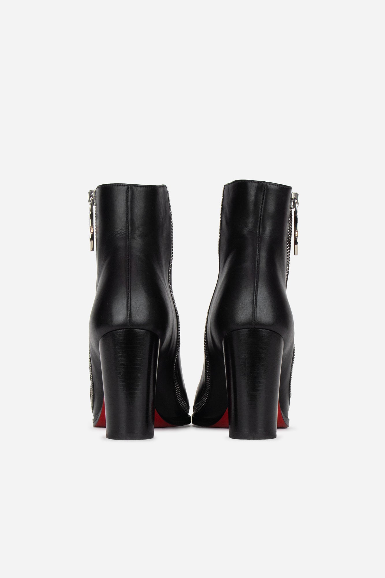 Black 'Veryvee' Ankle Boot 85 with Zipper Details