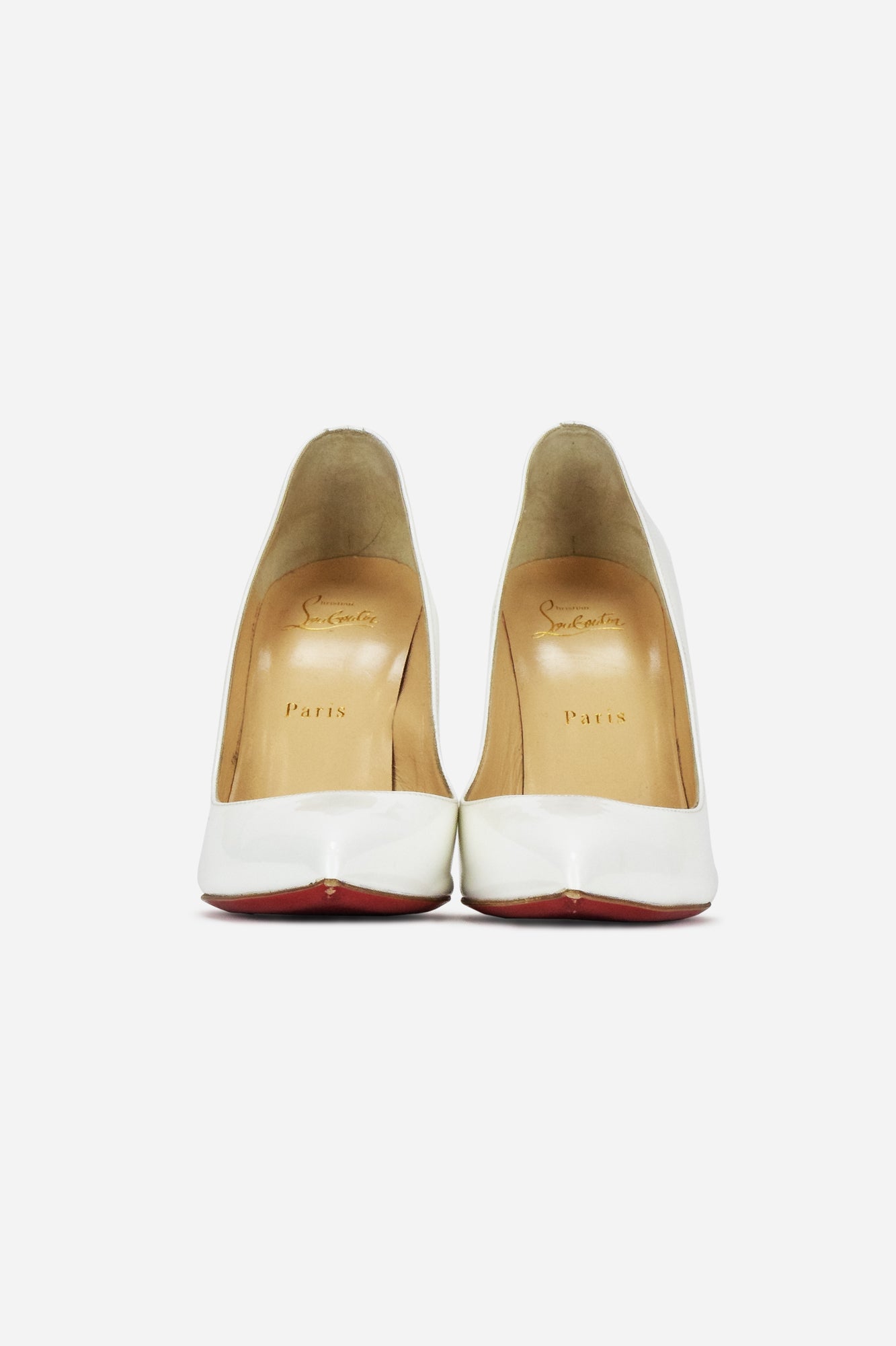 Latte patent pigalle follies 100mm pumps