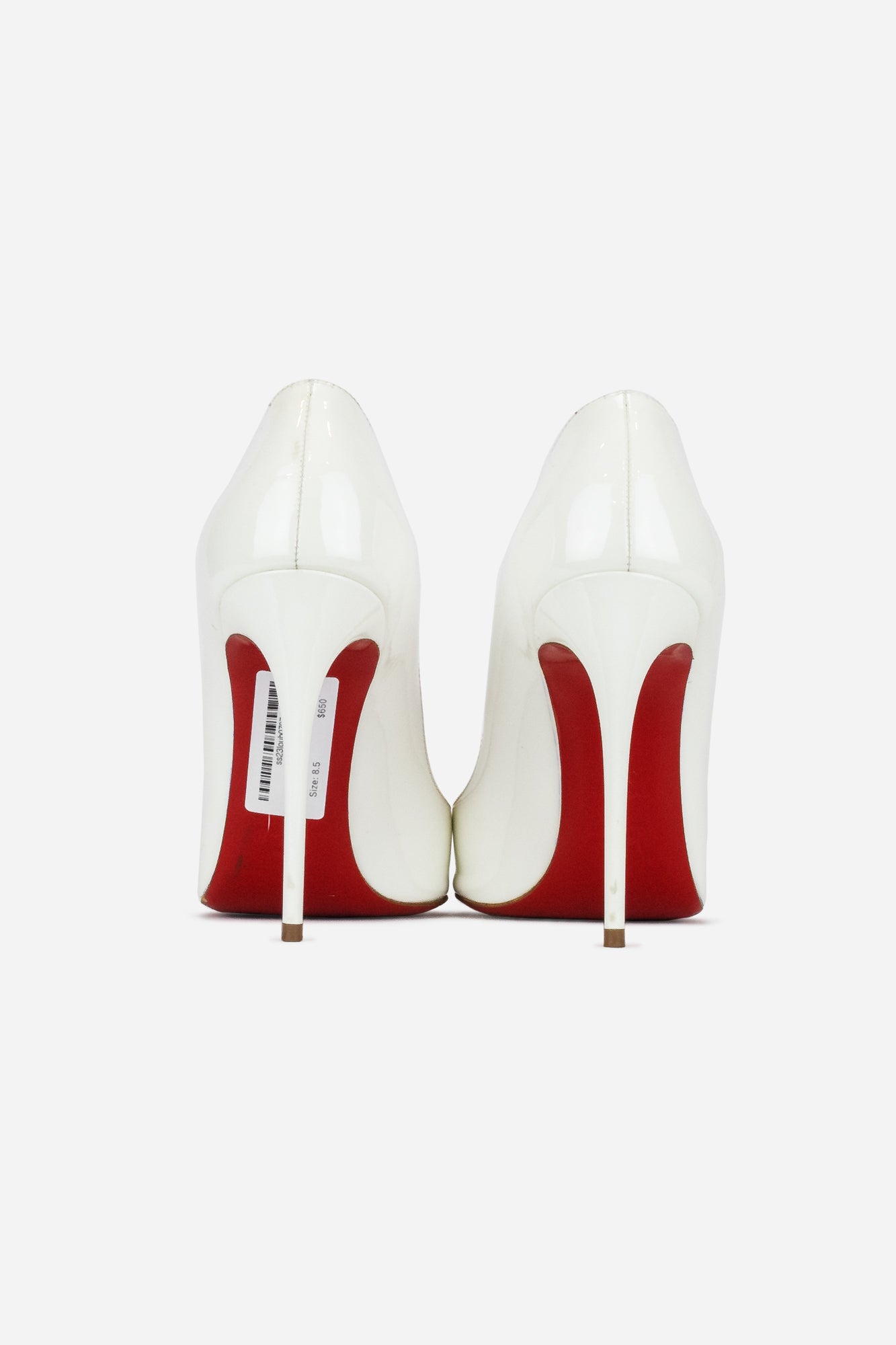 Latte patent pigalle follies 100mm pumps