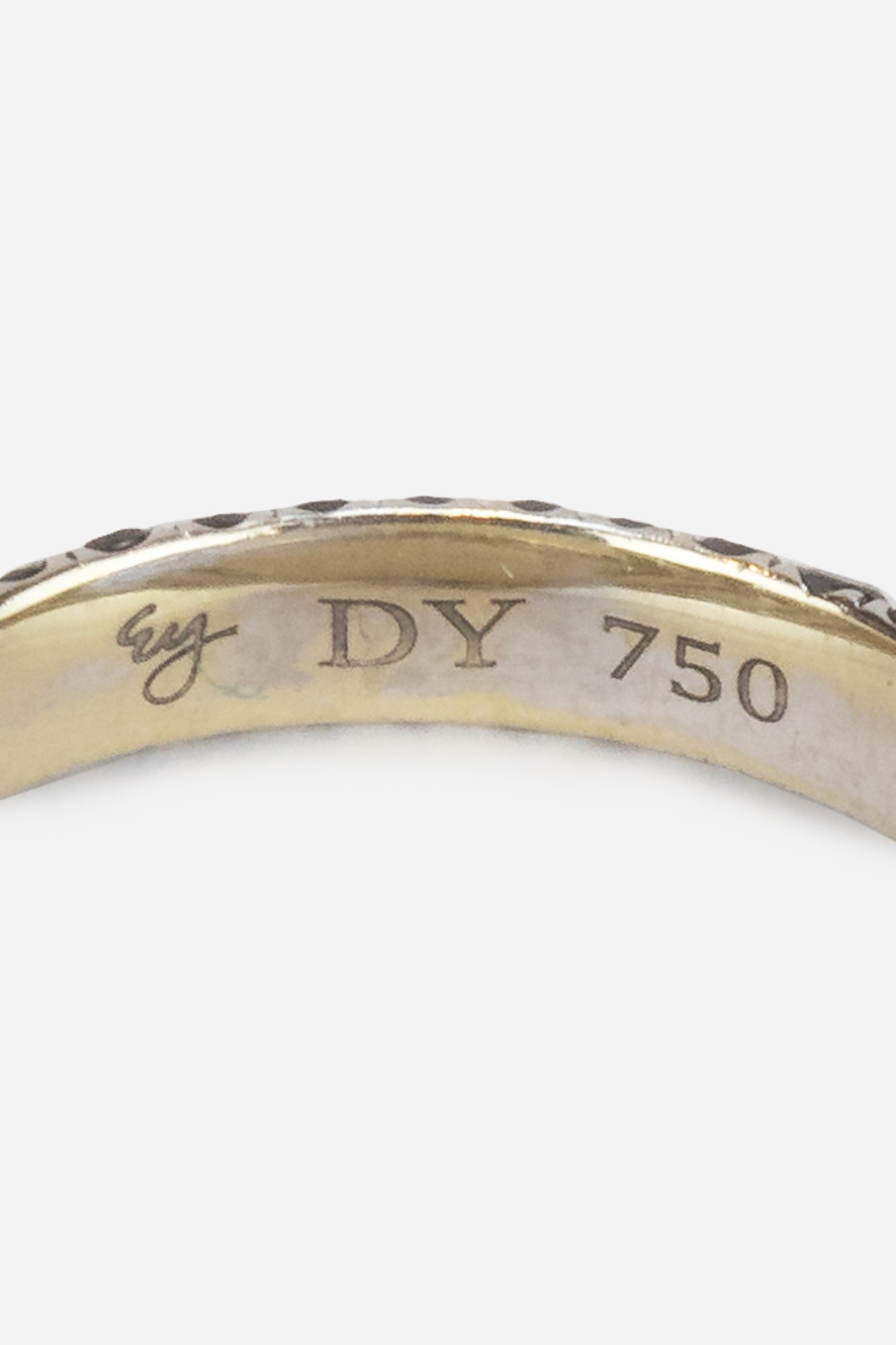 Pave Pinky Ring with Black Diamonds
