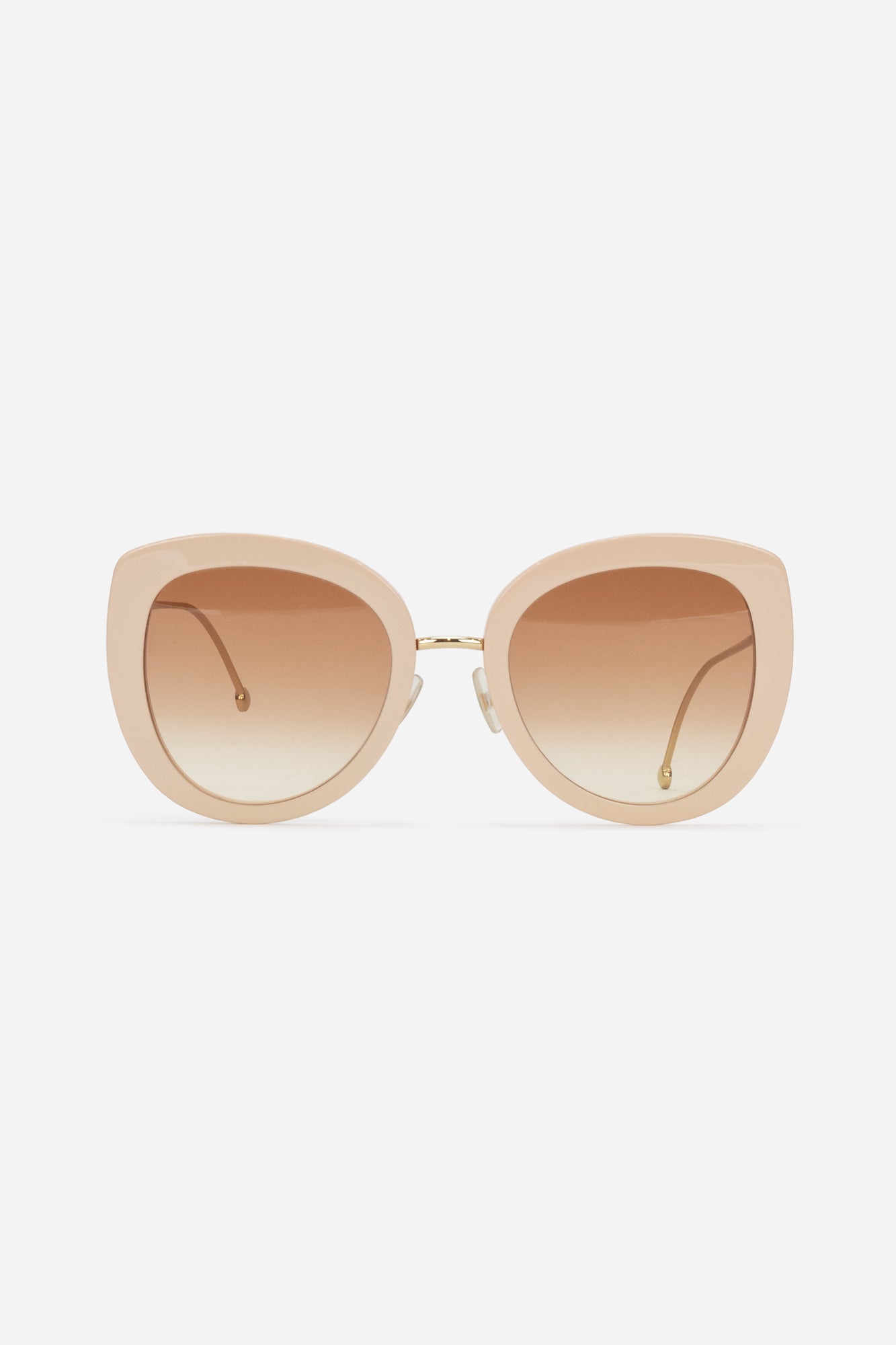 Pink F Cat Eye Sunglasses