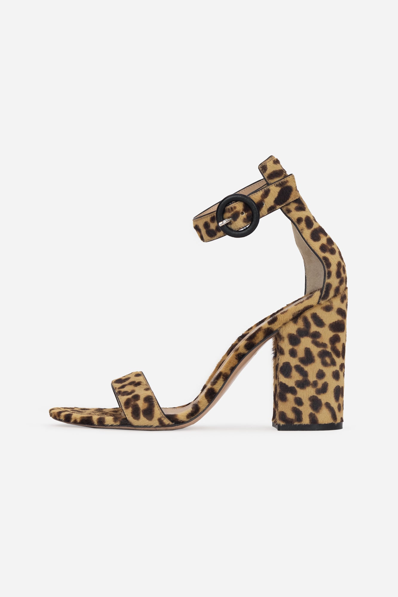 Versilia Pony Block Heel Sandals