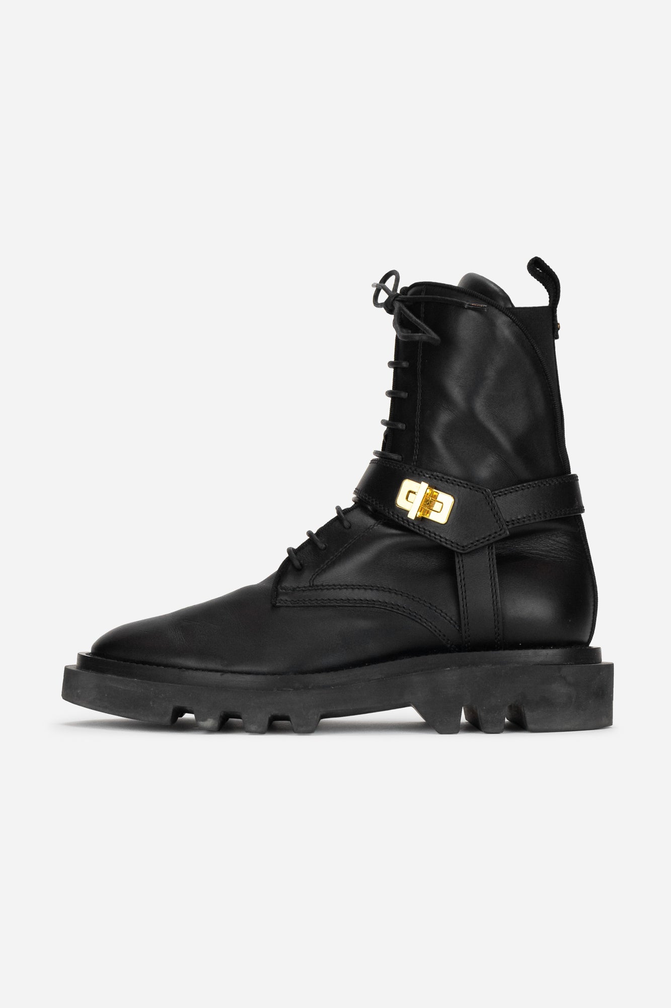 Black Eden Ankle Boots Leather