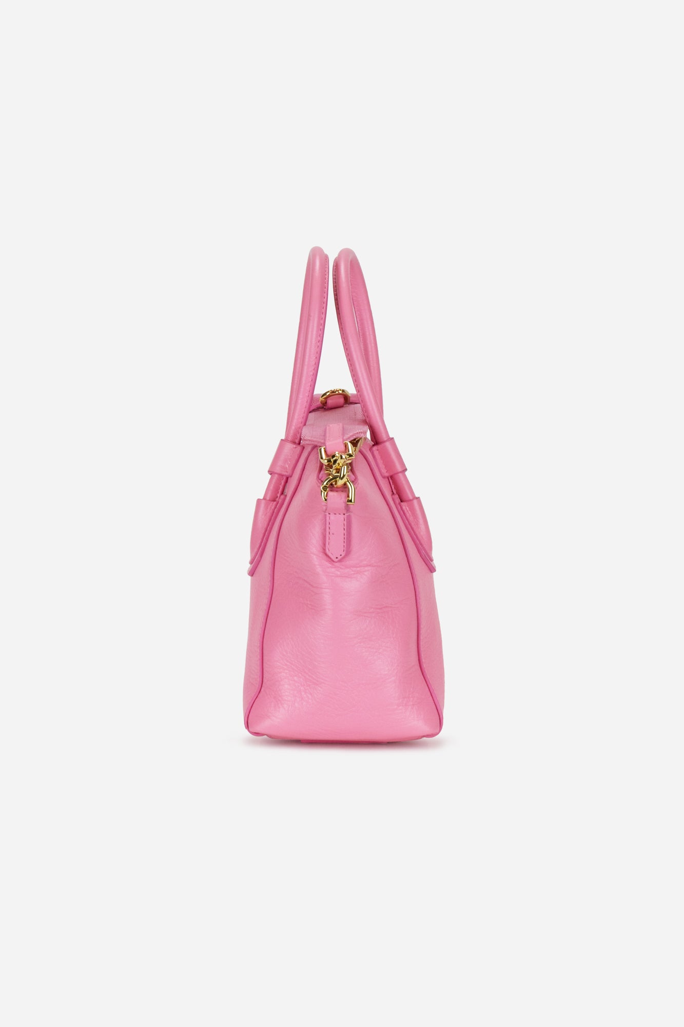 Pink Leather Mini Antigona Bag