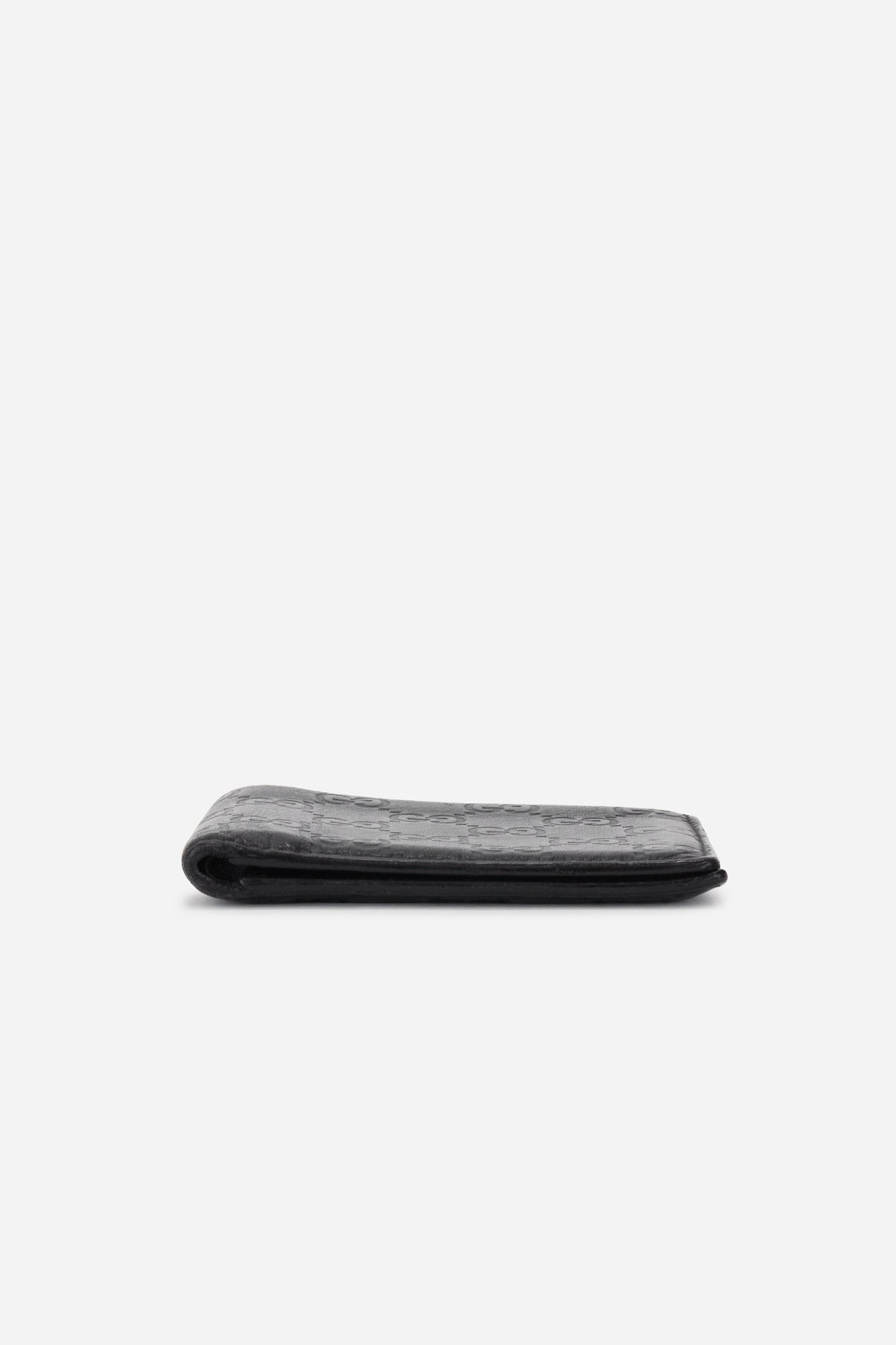 Black Embossed GG Bi-fold Wallet