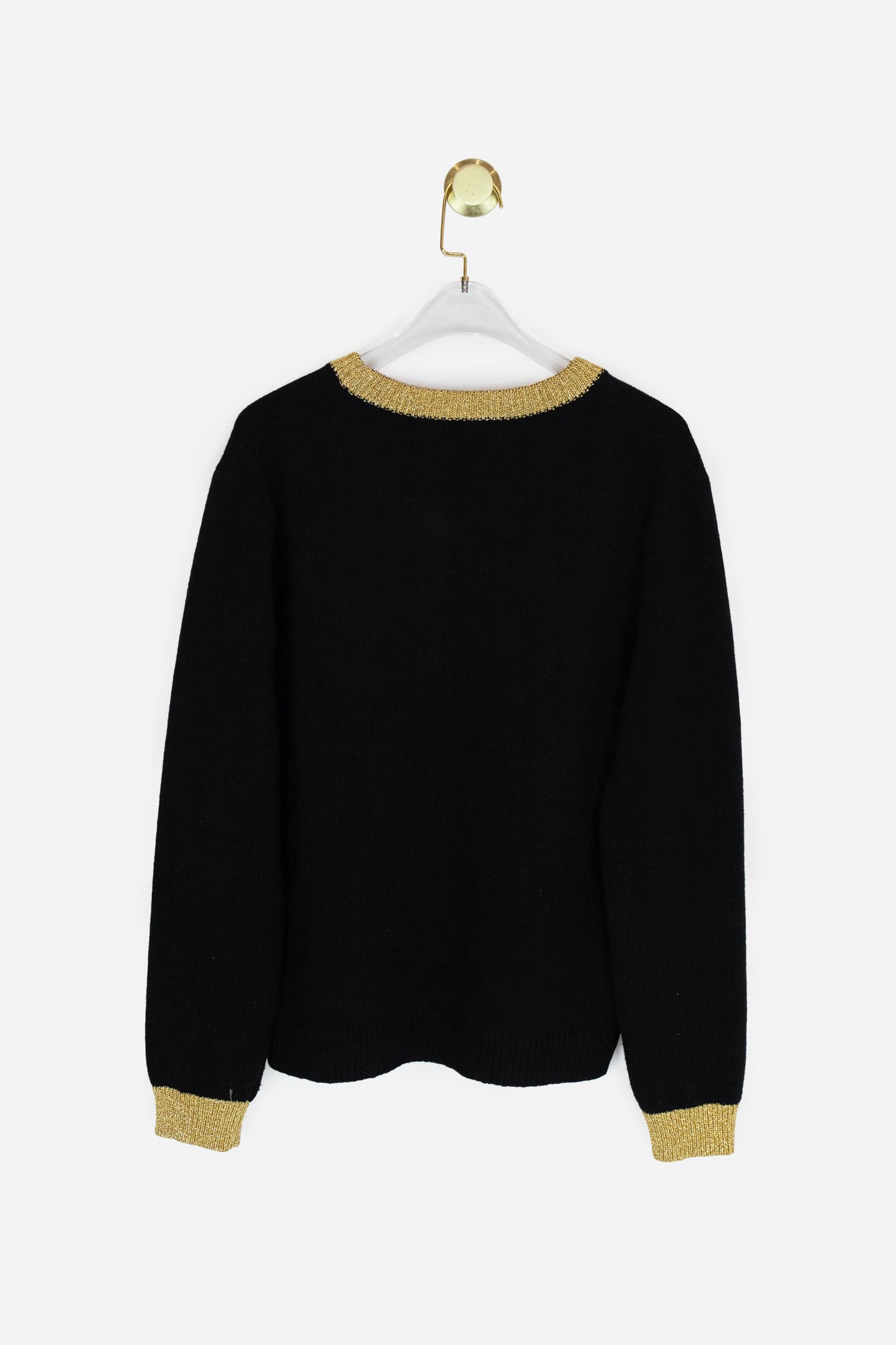 Black Knit Sweater "What Are We Going To Do With All This Future?"