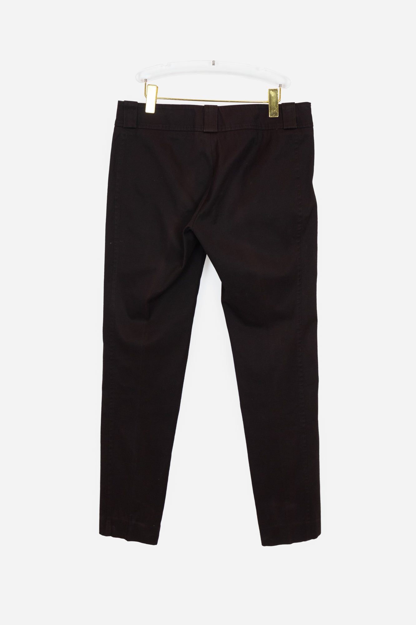 Chocolate Brown Tailored Trousers