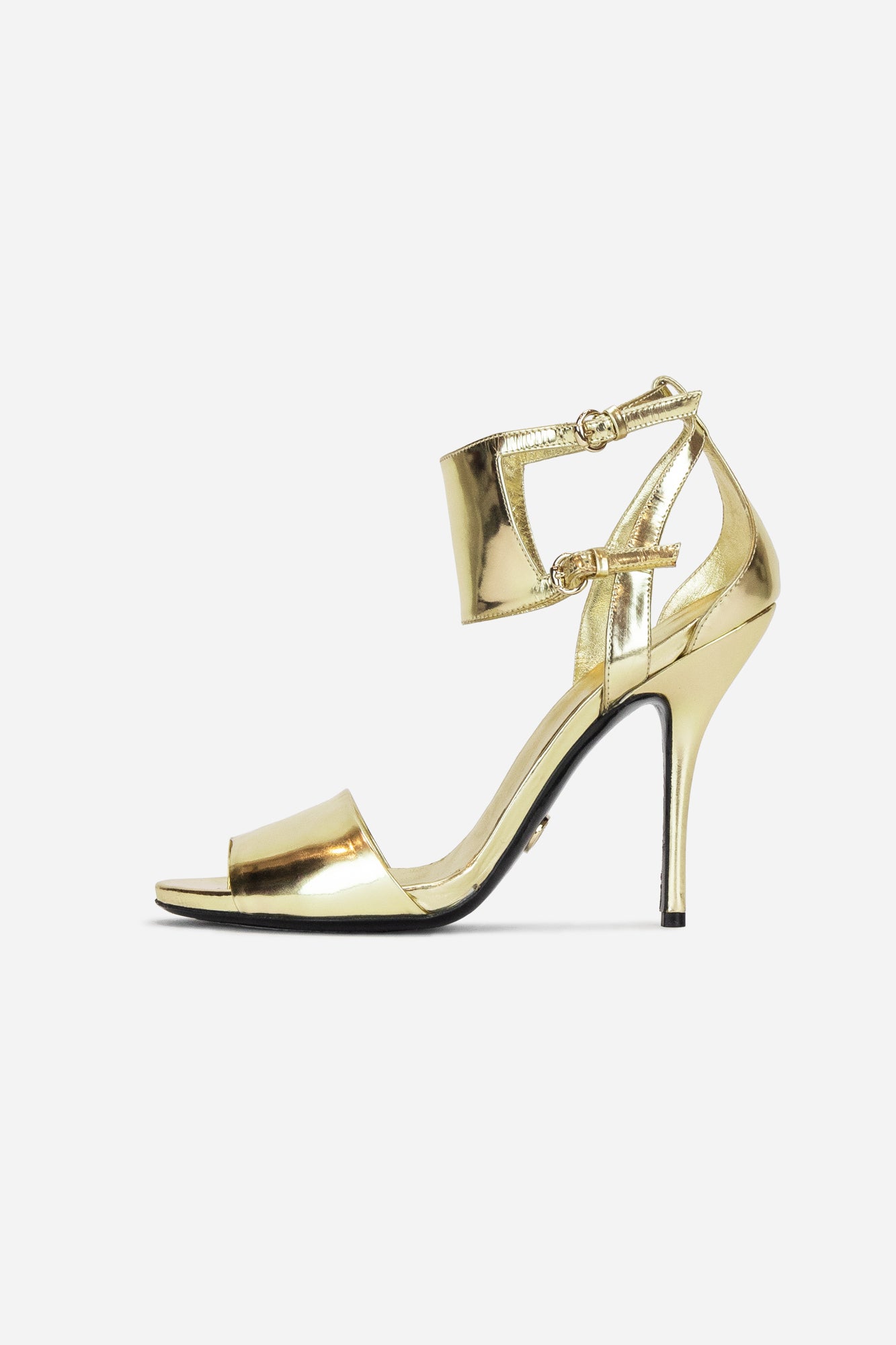Gold Metallic Leather Pumps