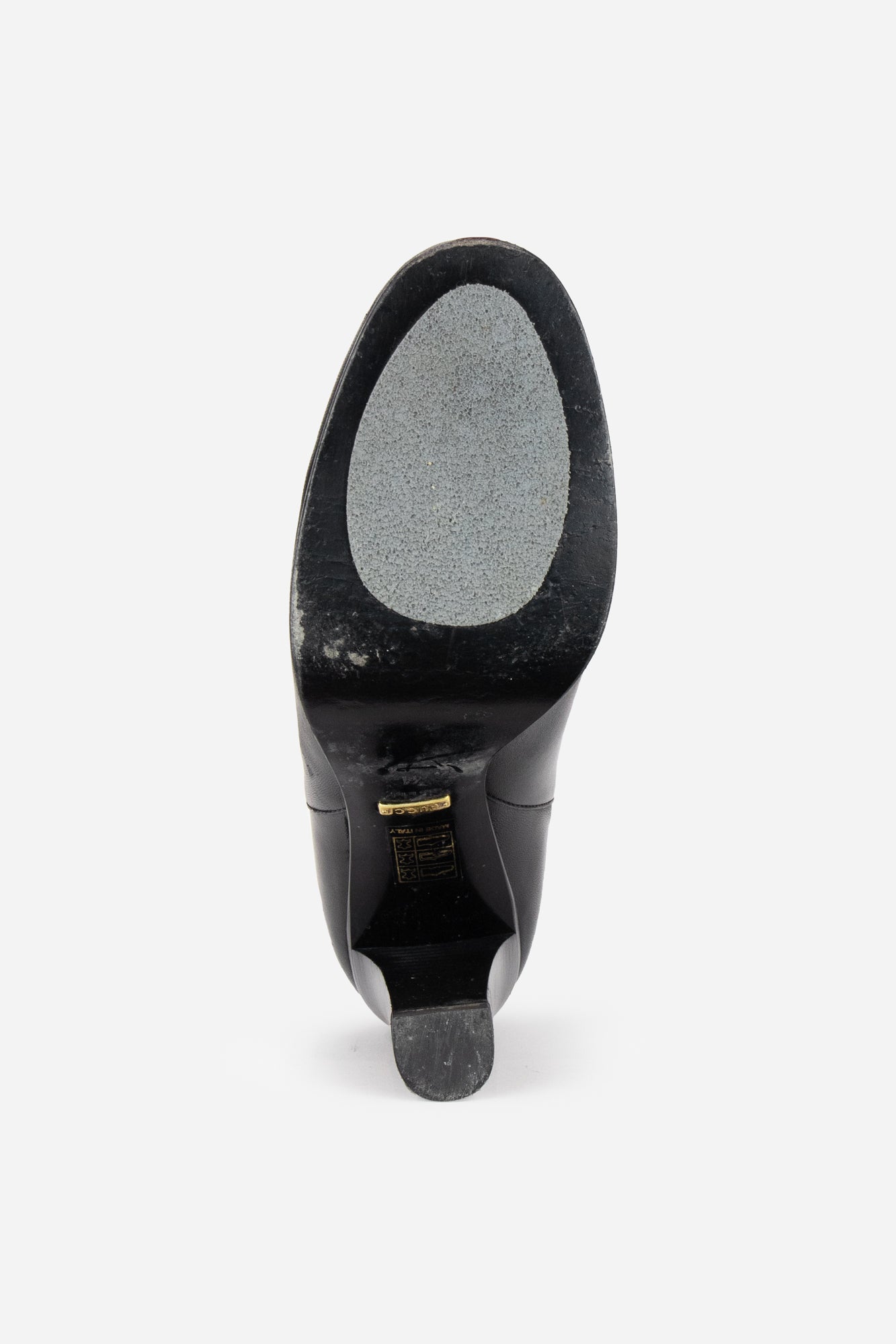 Matelassé Heart Boots Black