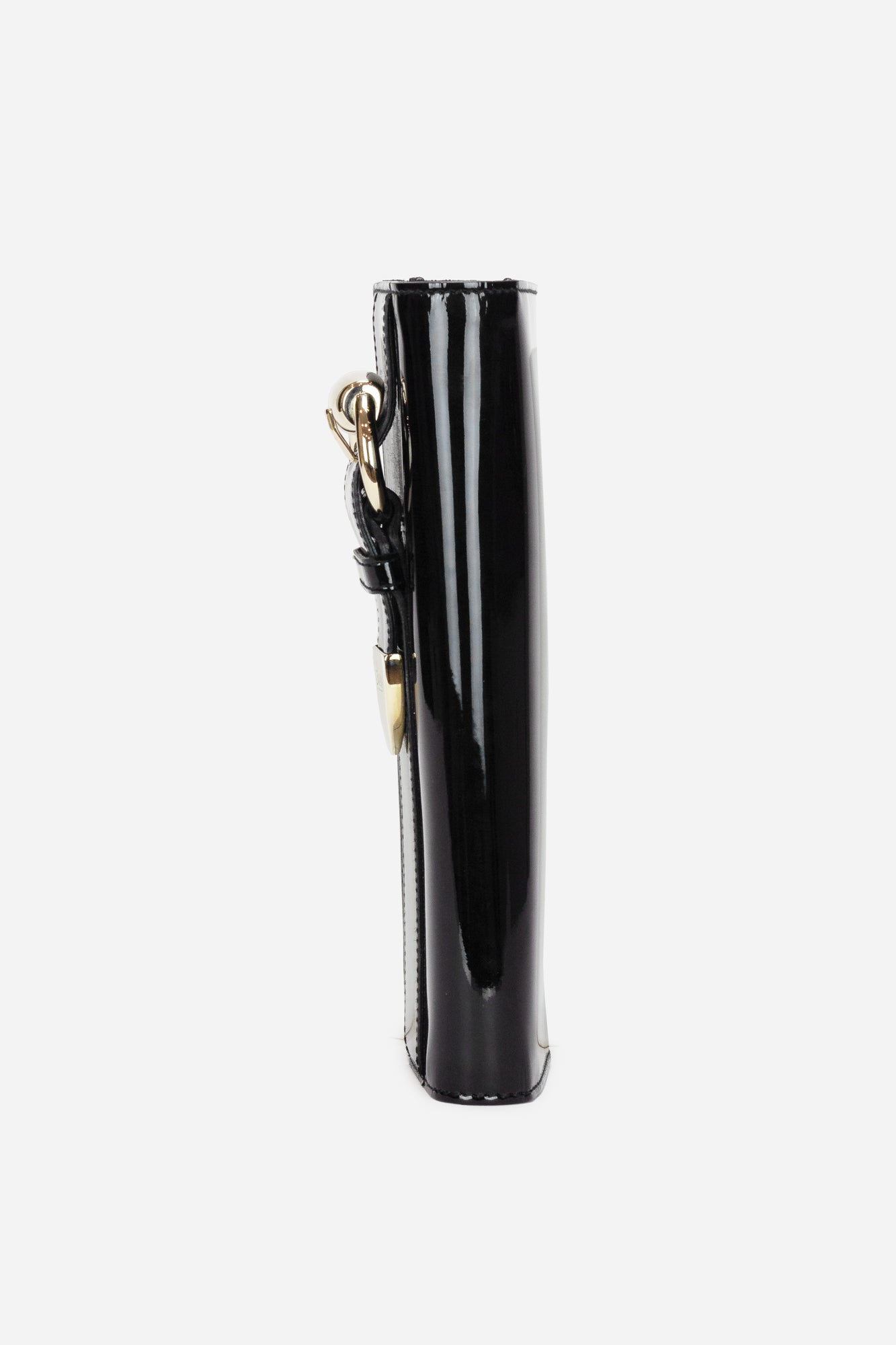 Patent Leather Buckle Wallet