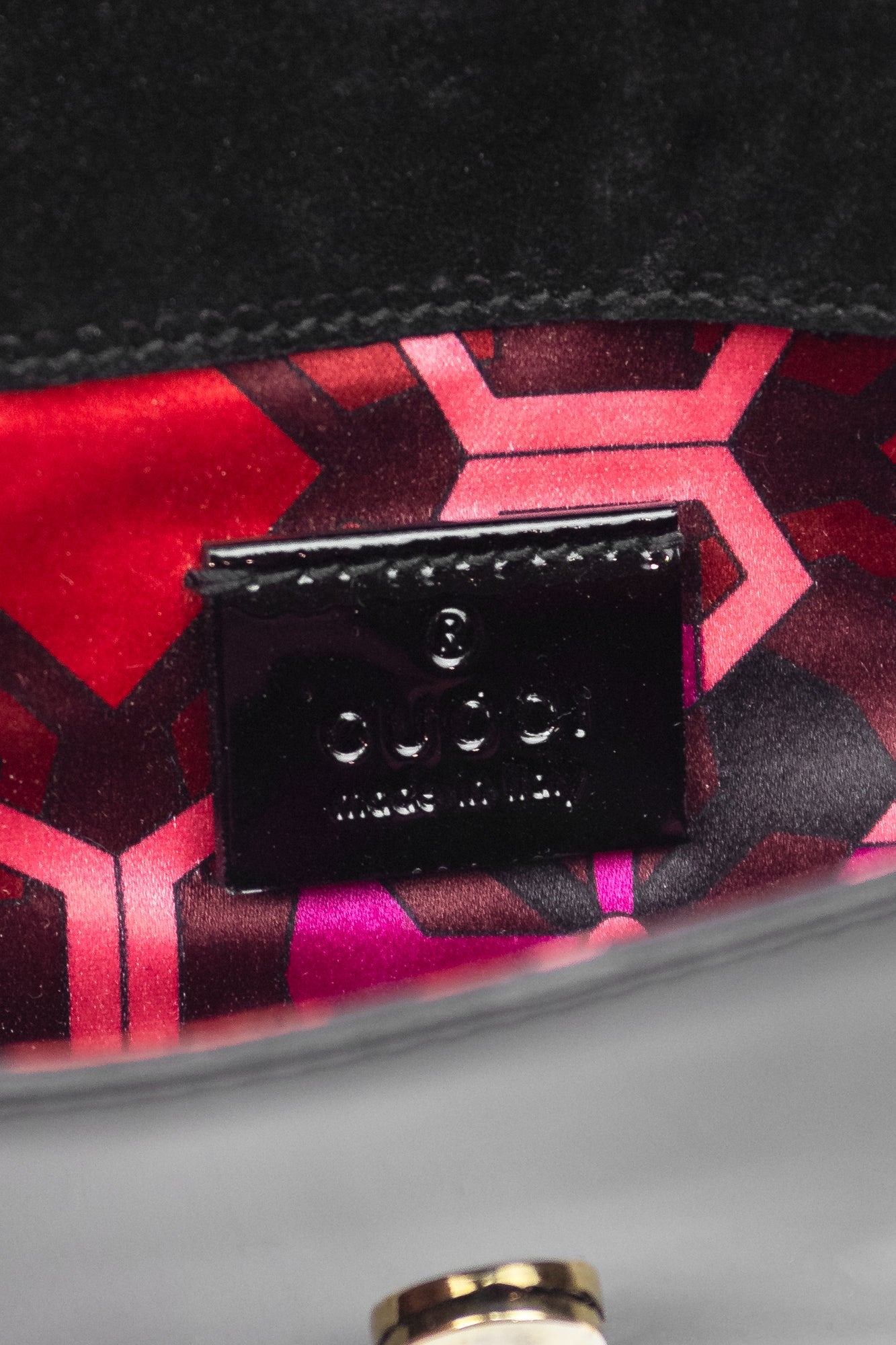 Patent Leather Buckle Wallet