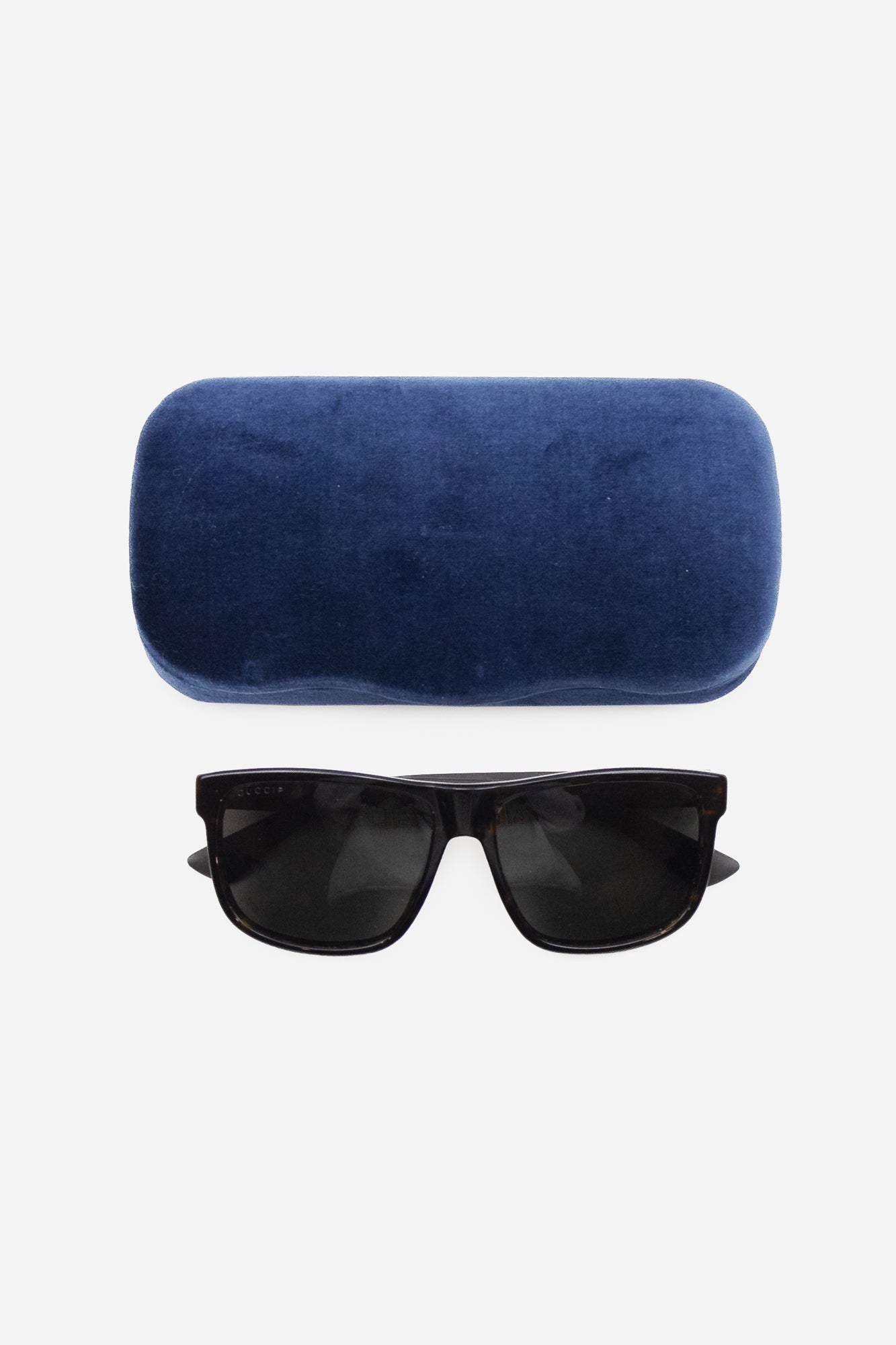 Tortoise and black sunglasses