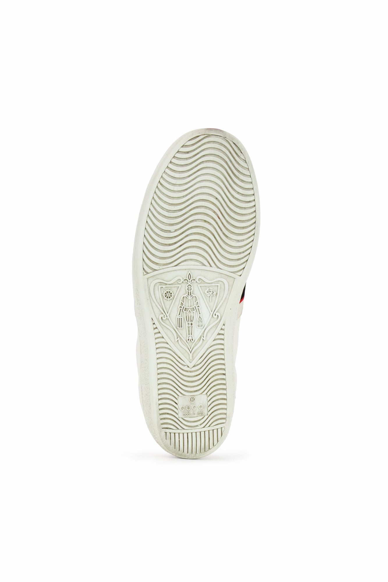 White Ace Logo Strap Sneaker