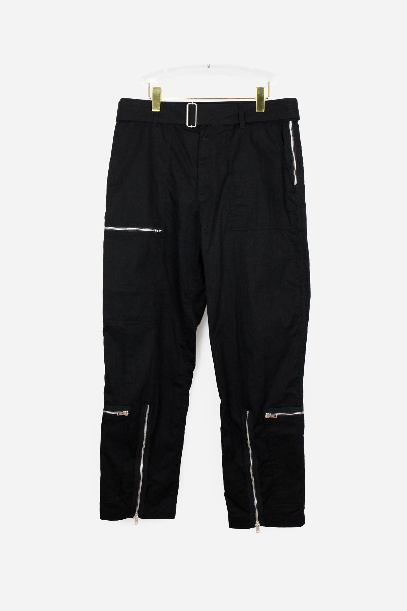 Black Cargo Pull On Pant