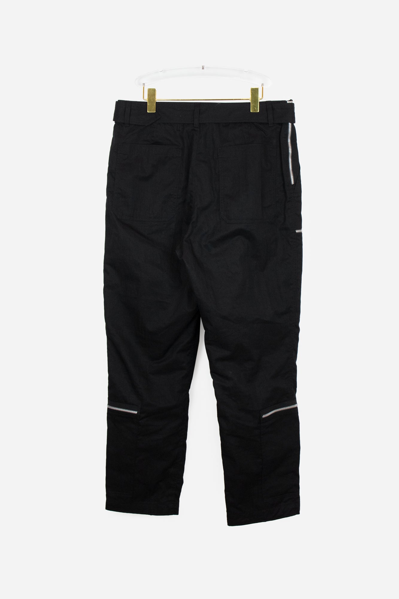 Black Cargo Pull On Pant