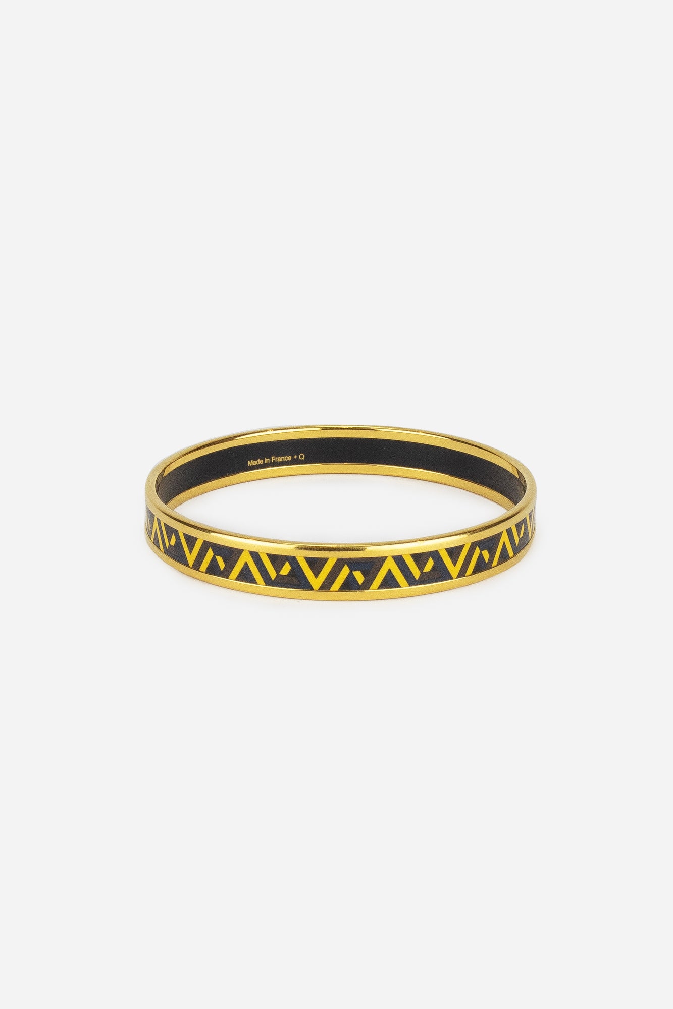 V-print Enamel Bangle