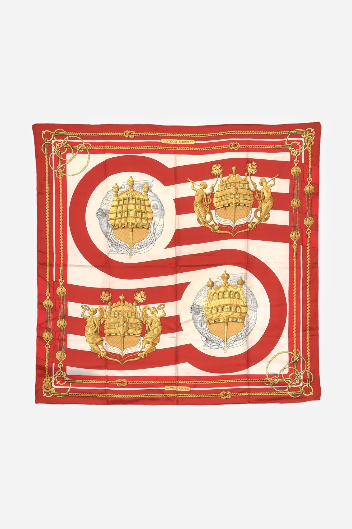 Chateaux D'arriere Silk Scarf