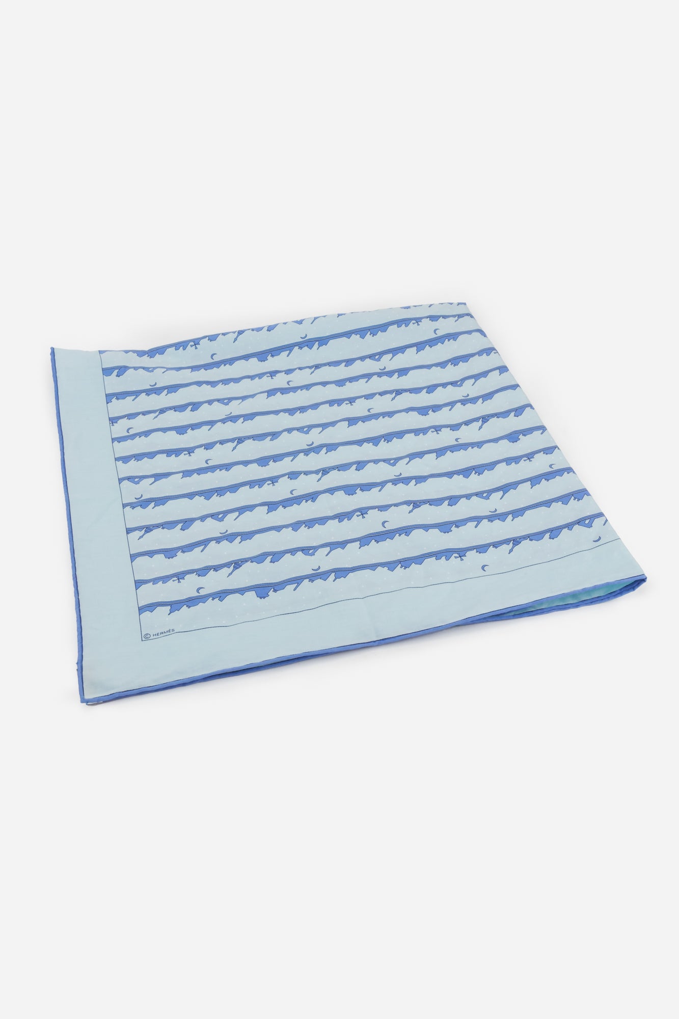 Printed Cotton Square Scarf