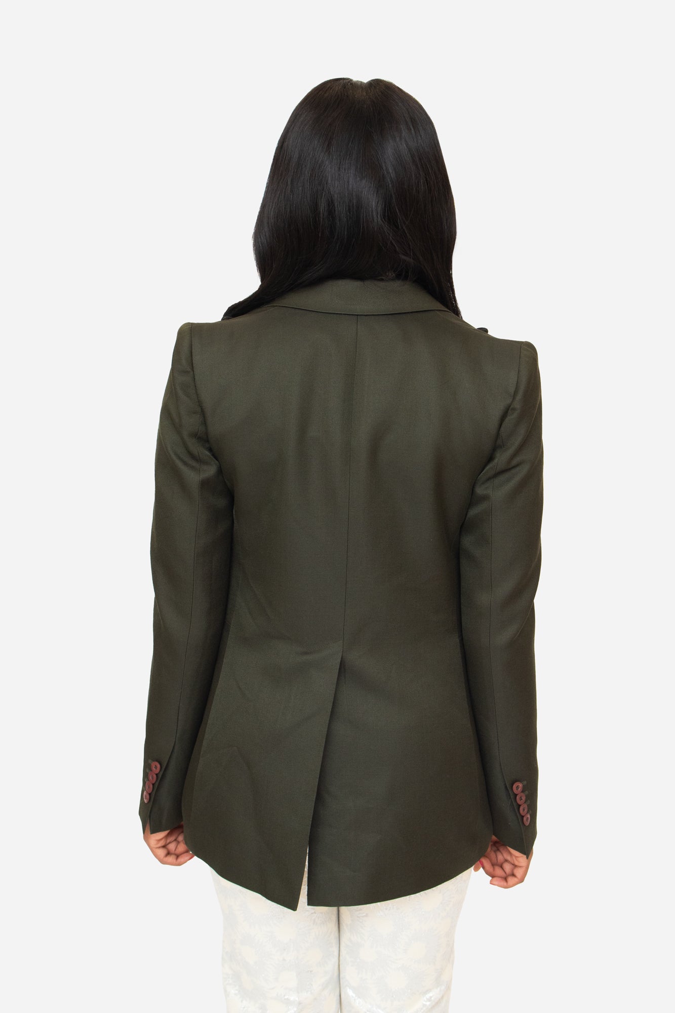 Green Button Up Blazer