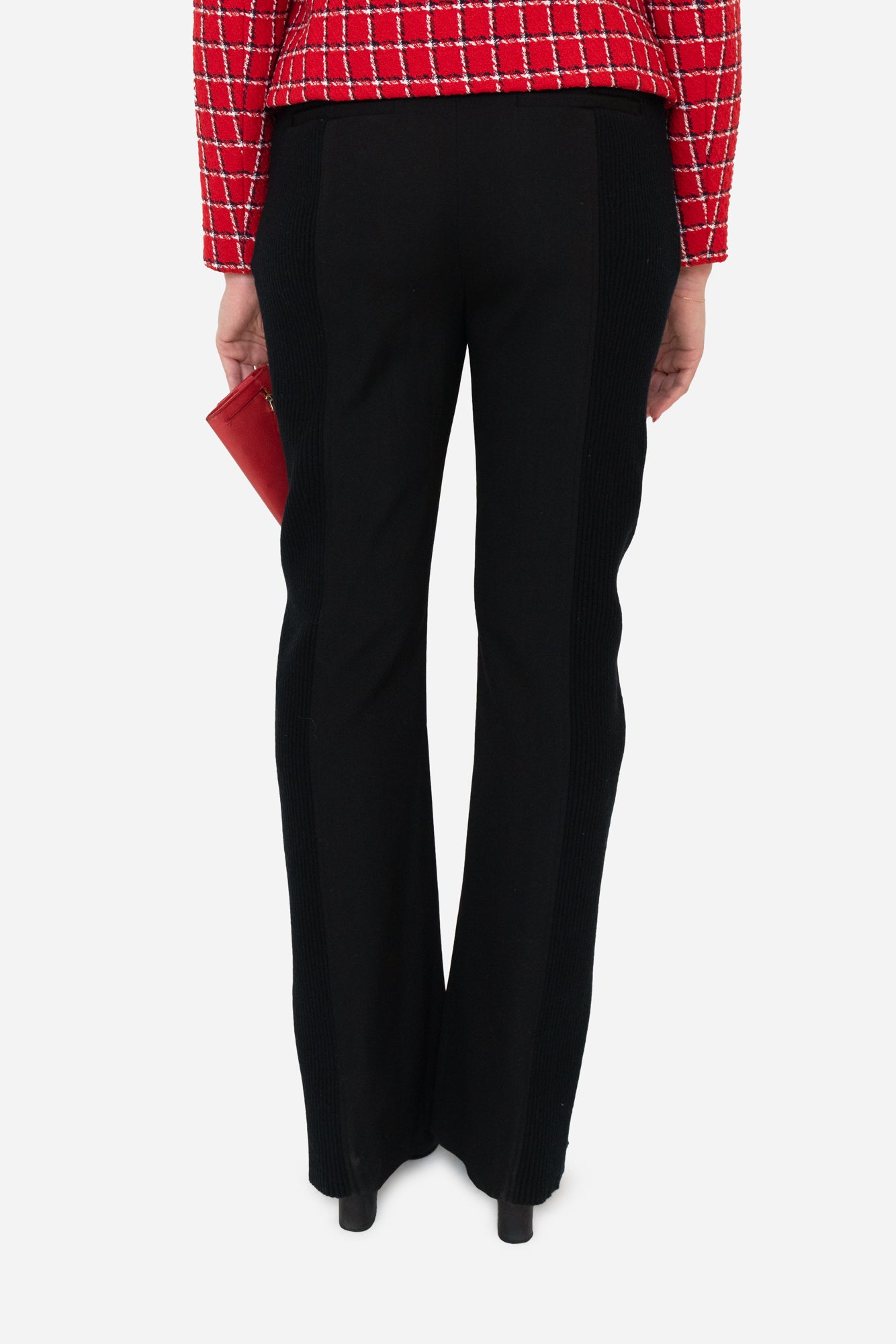 Tailored Trousers with Front Slit