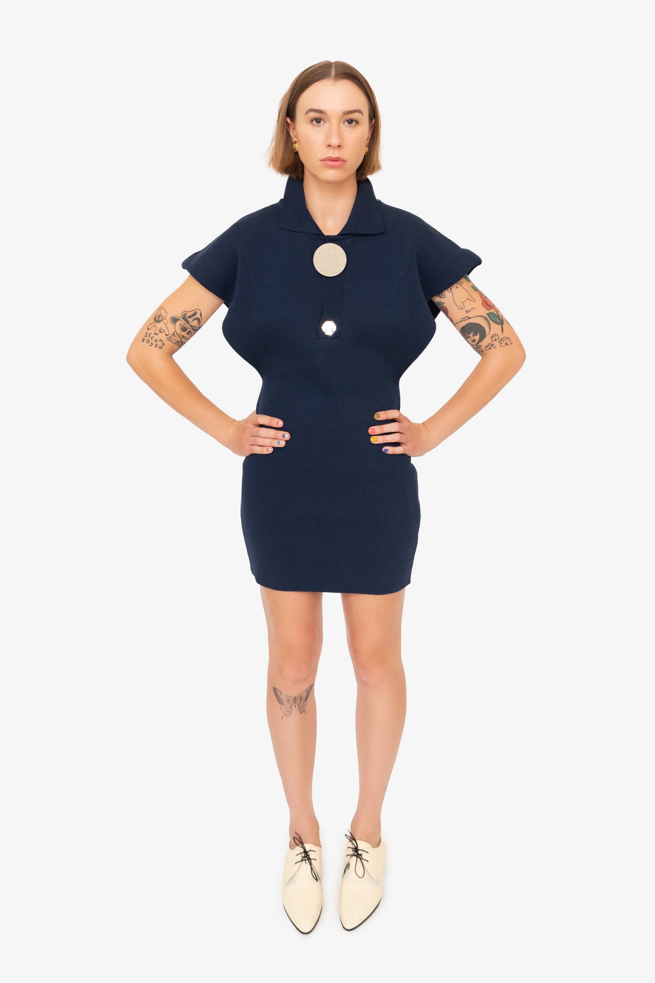 Navy Le Long Polo Short Sleeve