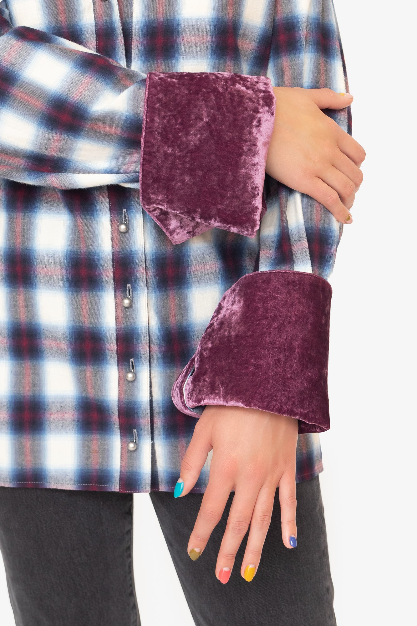 2017 "Woman" Plaid Tunic