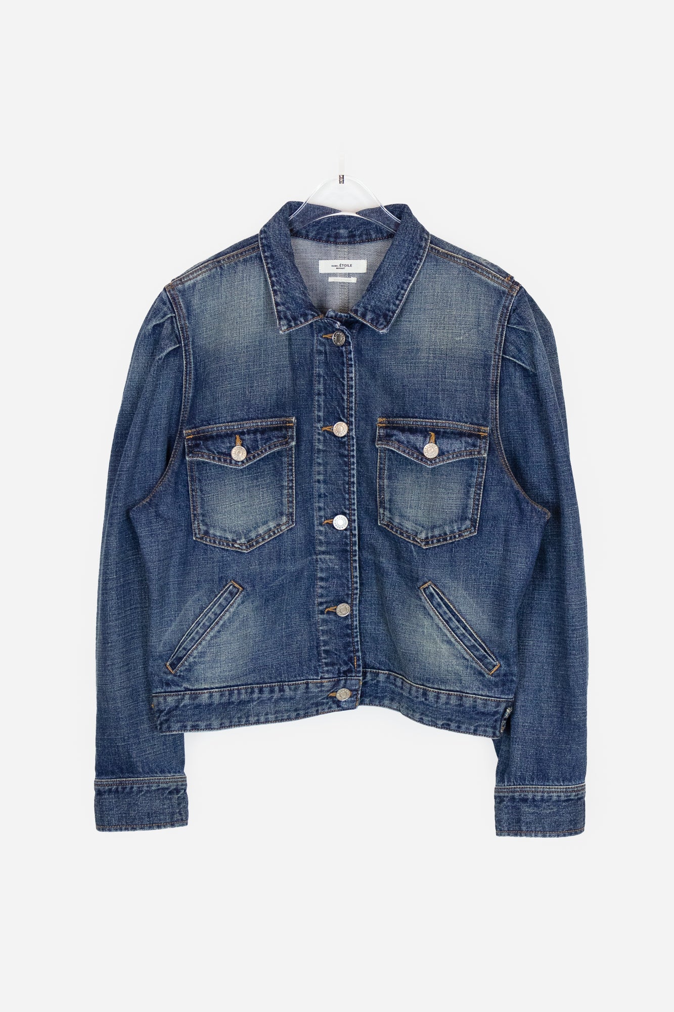 Denim Puff Sleeve Jacket