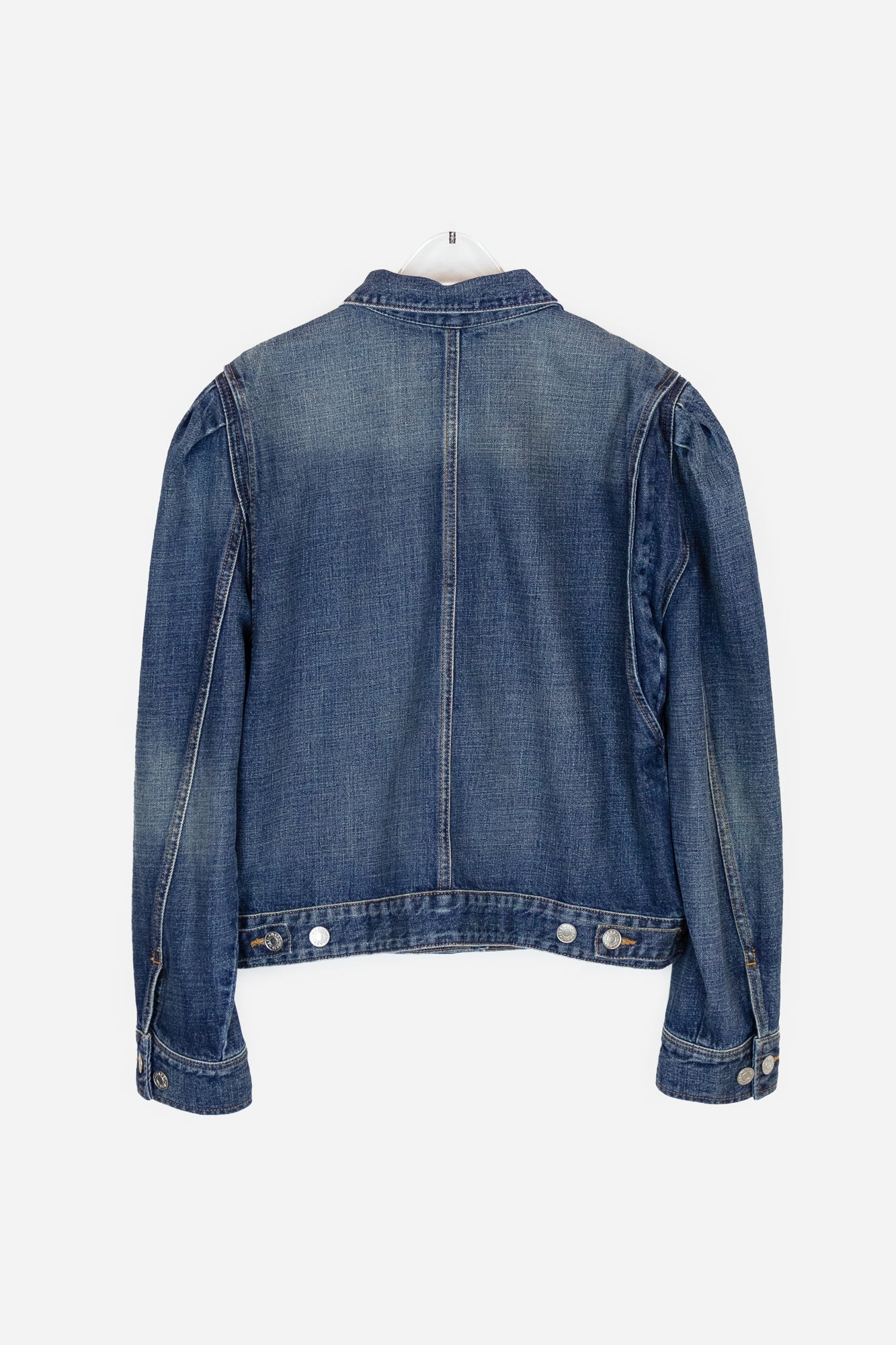 Denim Puff Sleeve Jacket