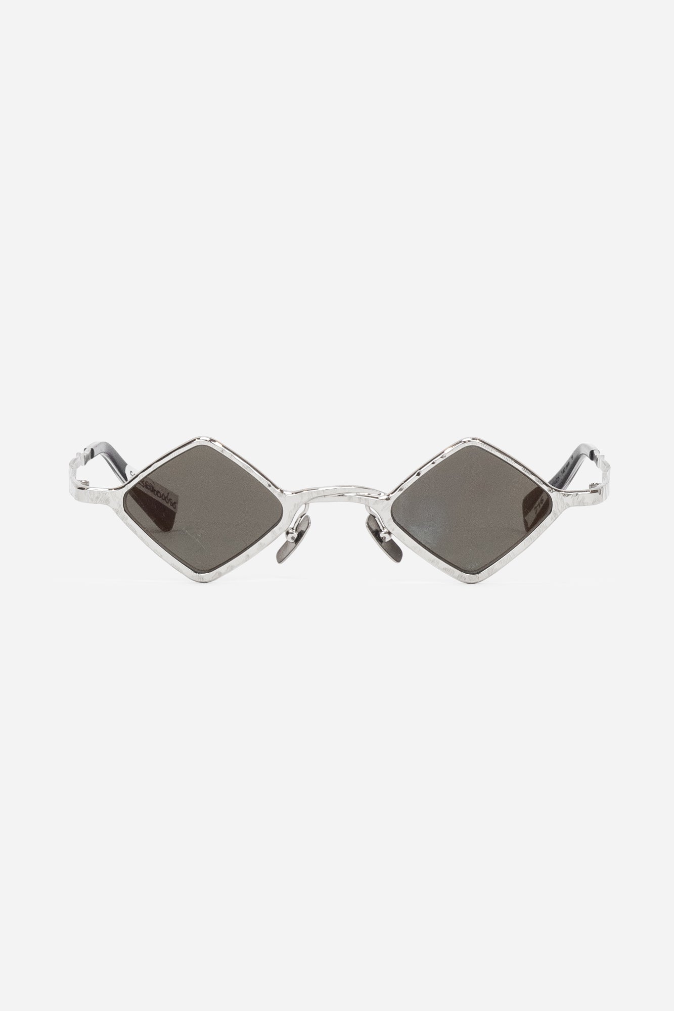 Hammered Gunmetal Diamond Frame Sunglasses