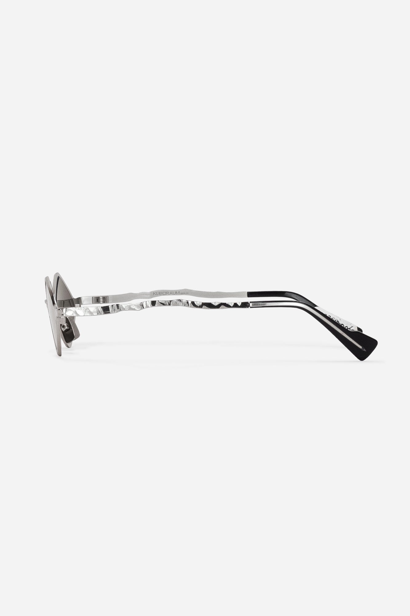 Hammered Gunmetal Diamond Frame Sunglasses