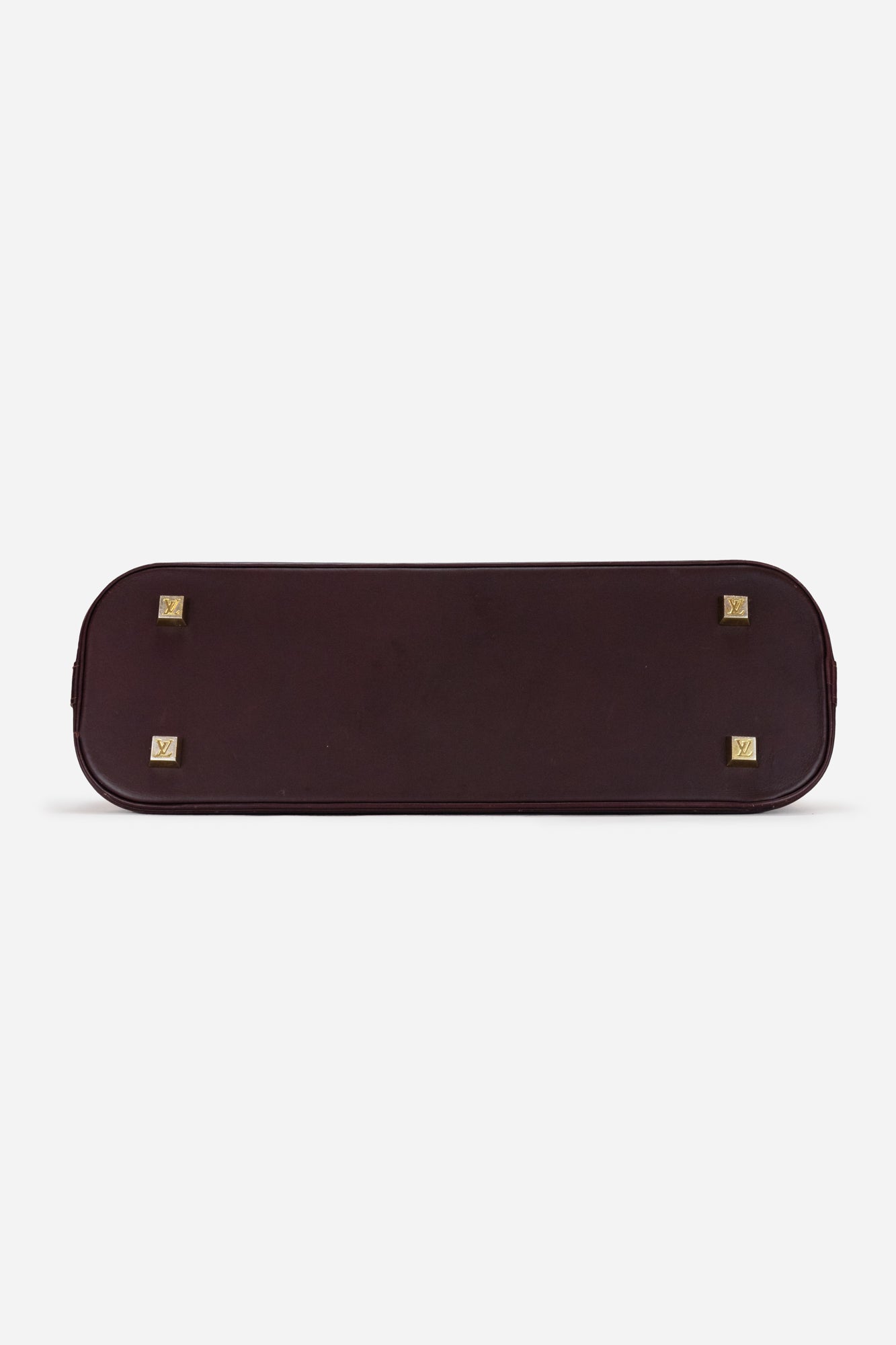 Cherry Monogram Mini Lin Horizontal Alma Bag