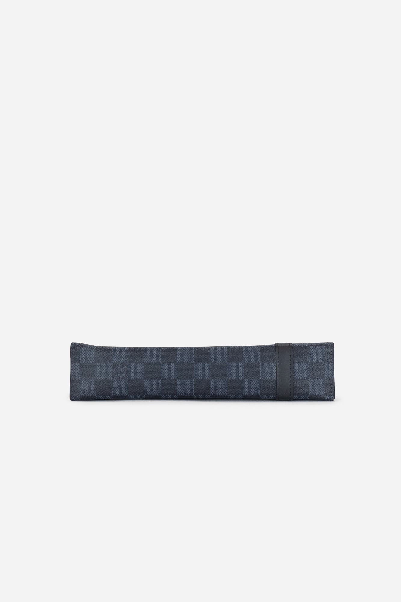 Damier Cobalt and Orange Race Pochette MM