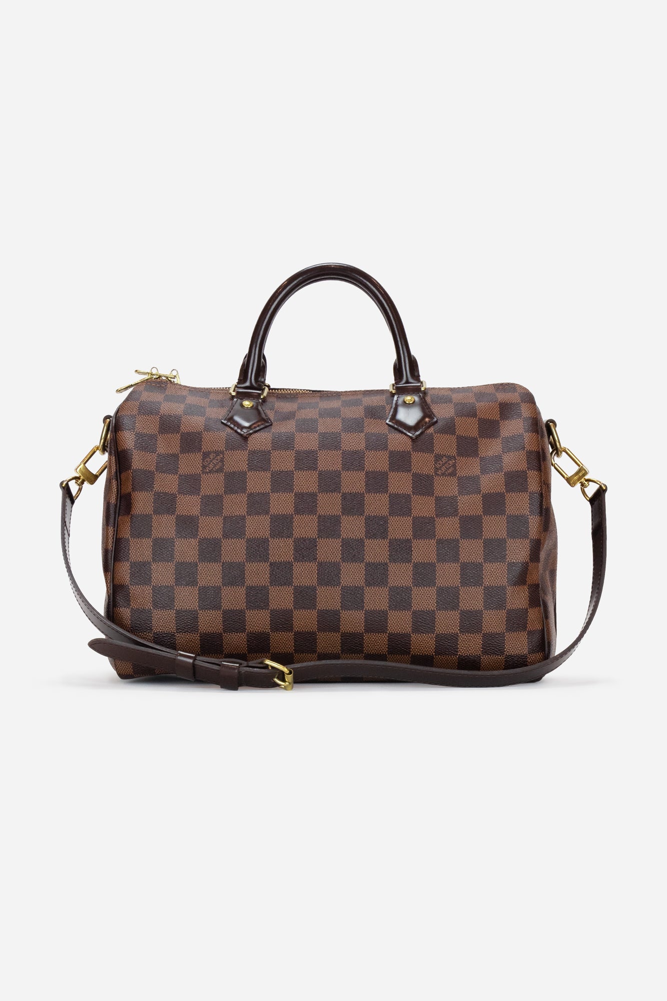 Damier Ebene Speedy 30 Bandouliere