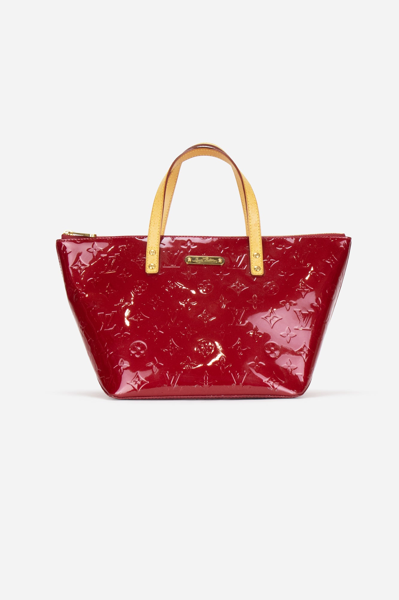 Pomme D'Amour Monogram Vernis Bellevue PM Tote Bag