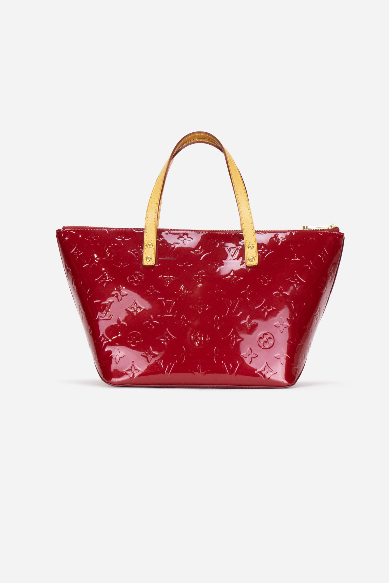 Pomme D'Amour Monogram Vernis Bellevue PM Tote Bag