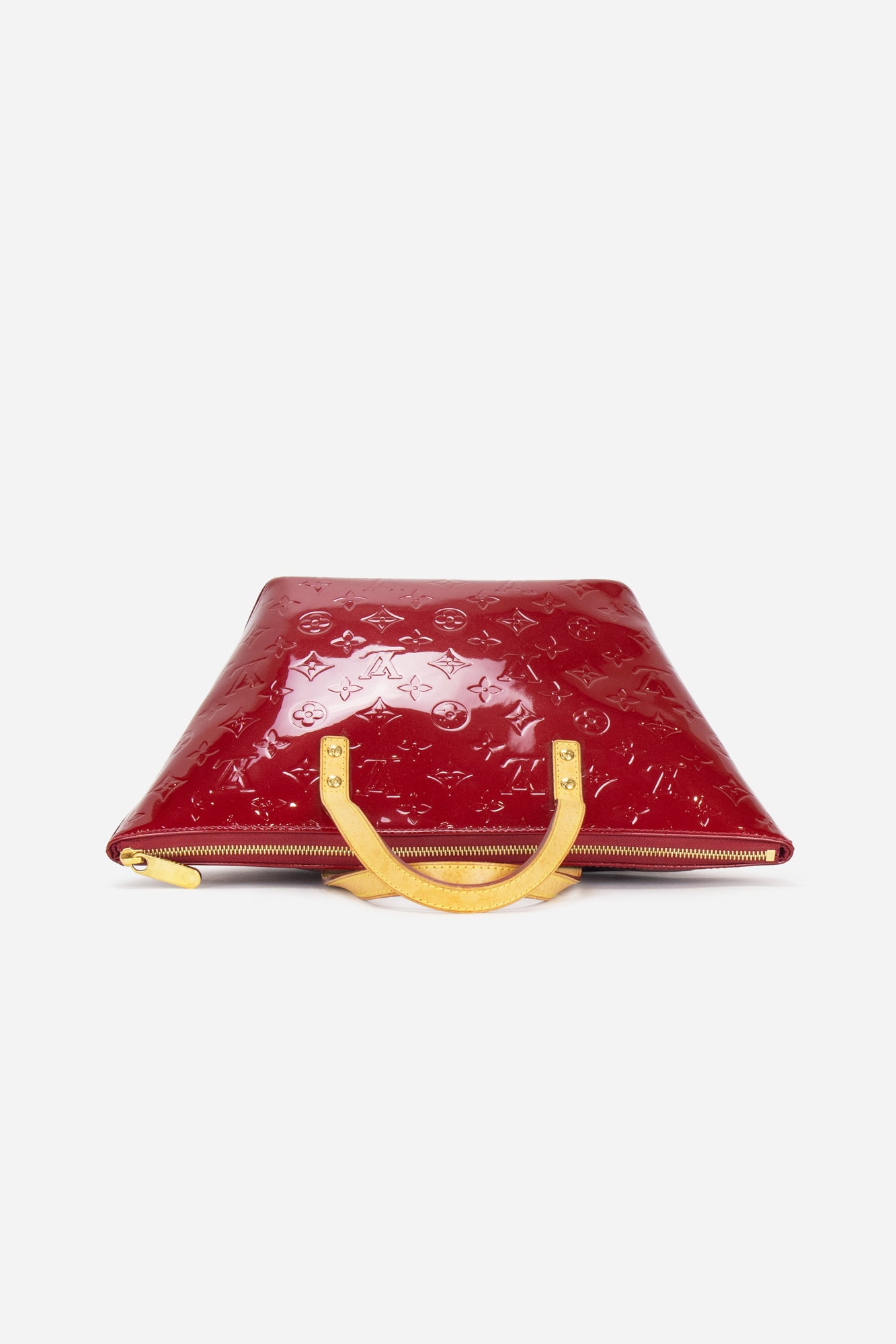 Pomme D'Amour Monogram Vernis Bellevue PM Tote Bag