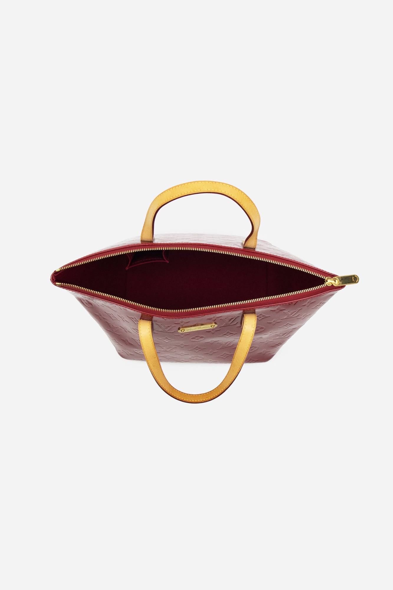 Pomme D'Amour Monogram Vernis Bellevue PM Tote Bag