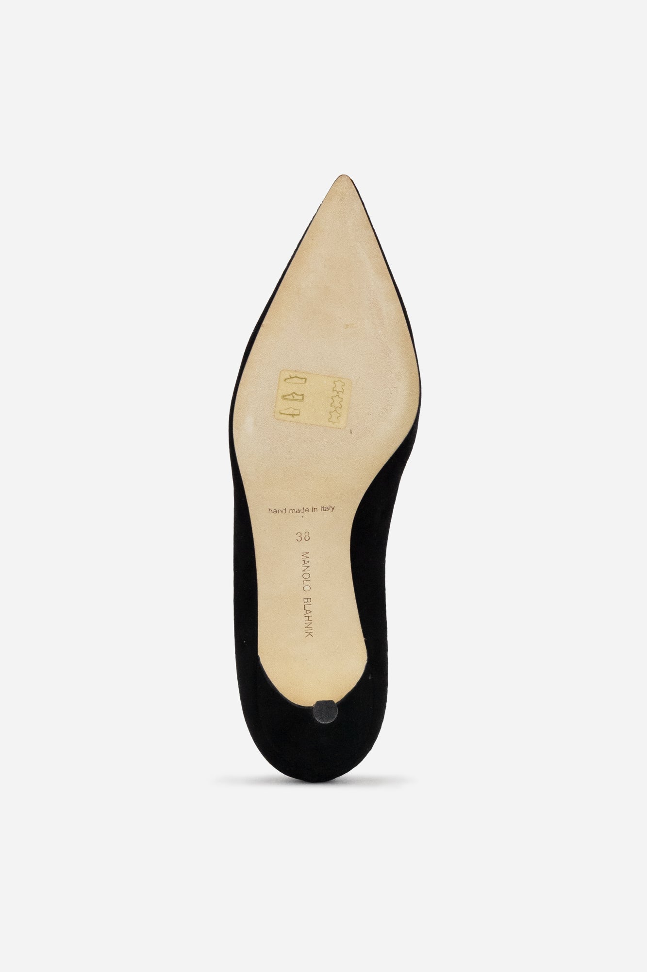 Black Suede 50mm BB Pointed Toe Pumps