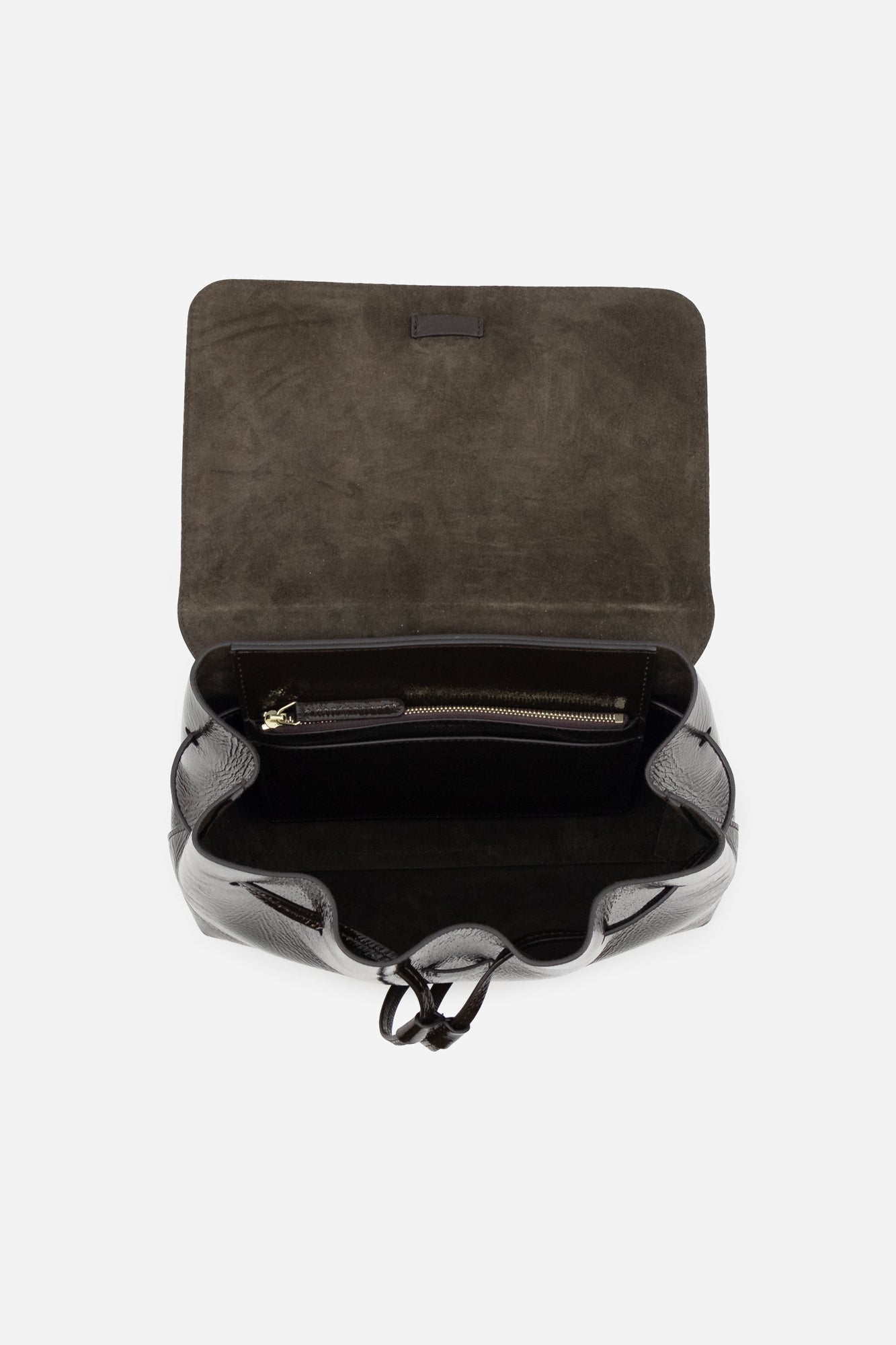 Mini Soft Lady Patent Leather Satchel
