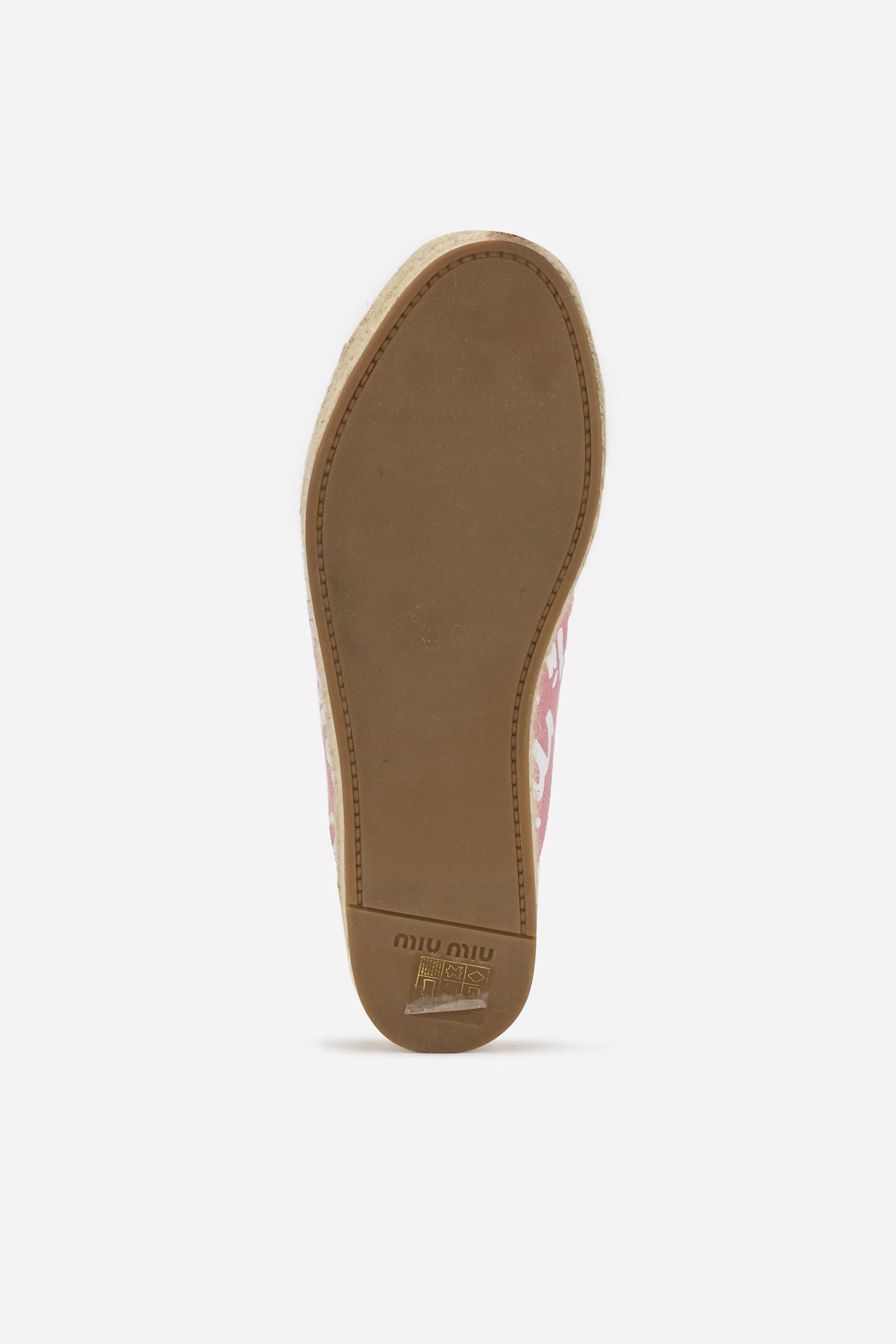 Pink Canvas Printed Espadrilles